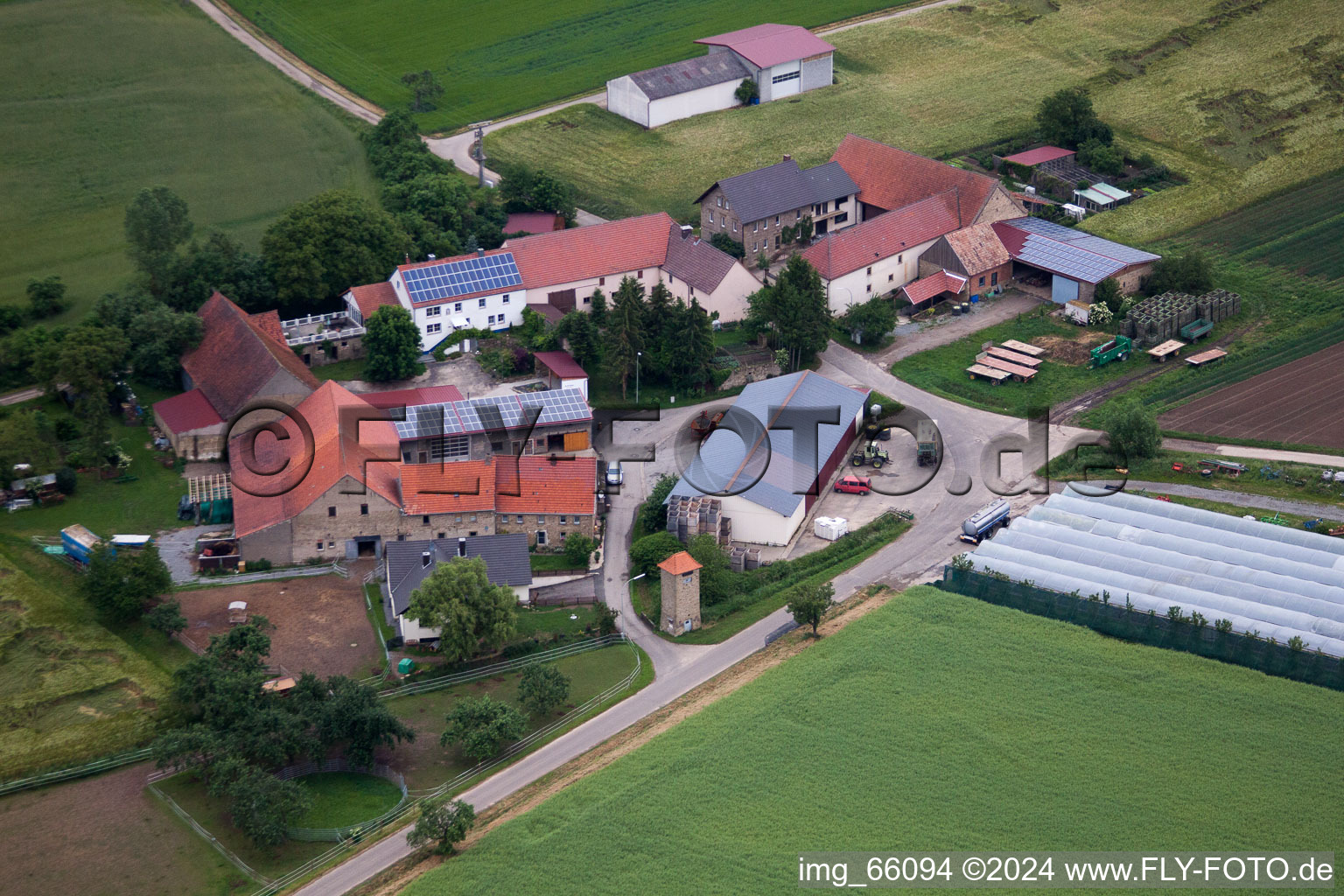 Vue aérienne de Arnstein dans le département Bavière, Allemagne