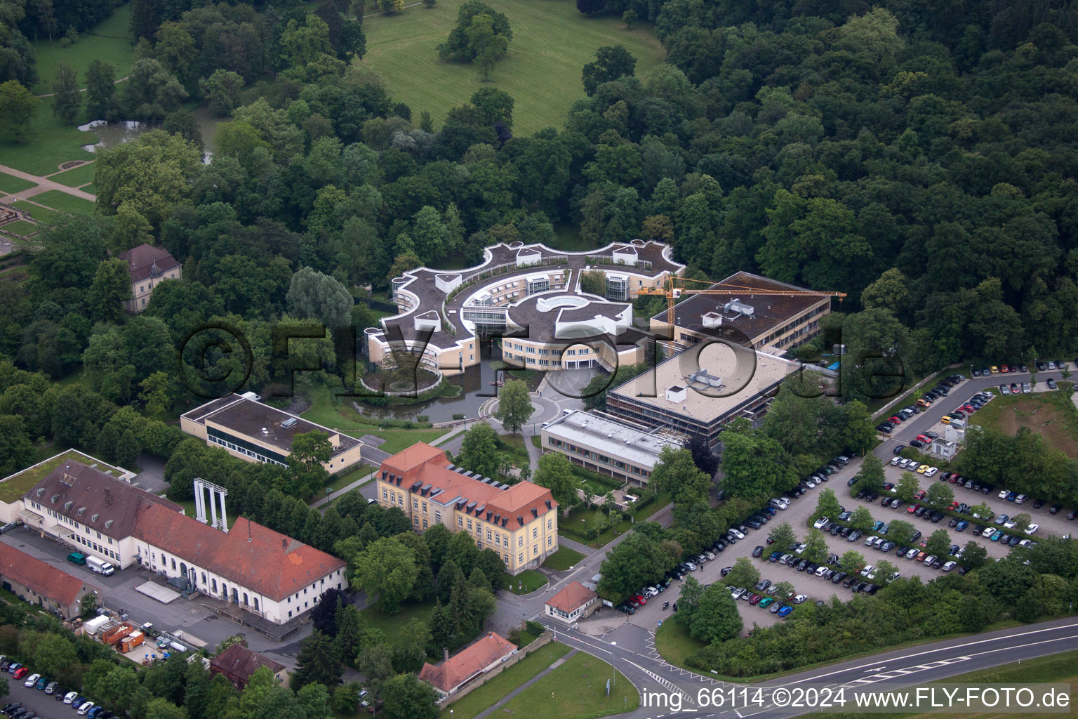 Image drone de Werneck dans le département Bavière, Allemagne