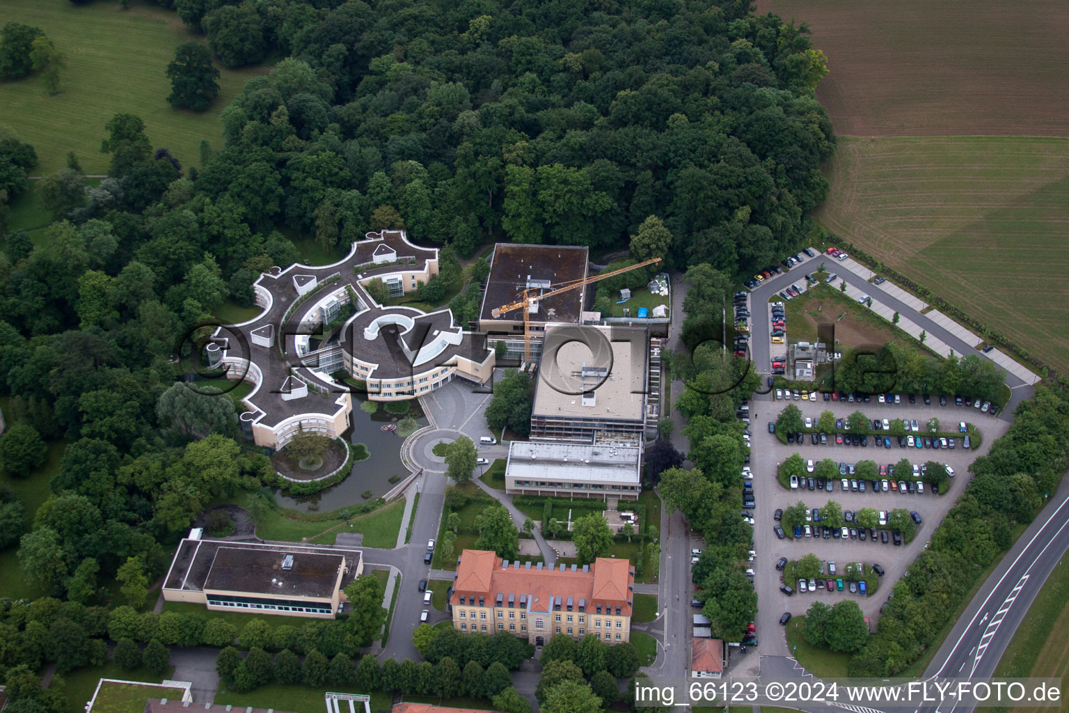 Werneck dans le département Bavière, Allemagne d'en haut