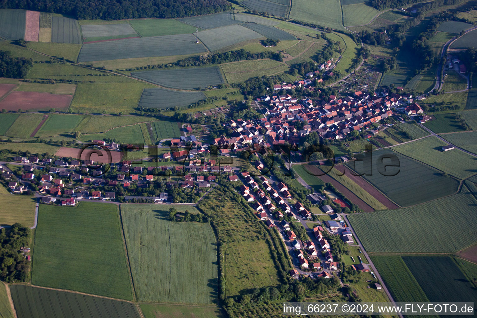 Photographie aérienne de Quartier Unteraltertheim in Altertheim dans le département Bavière, Allemagne