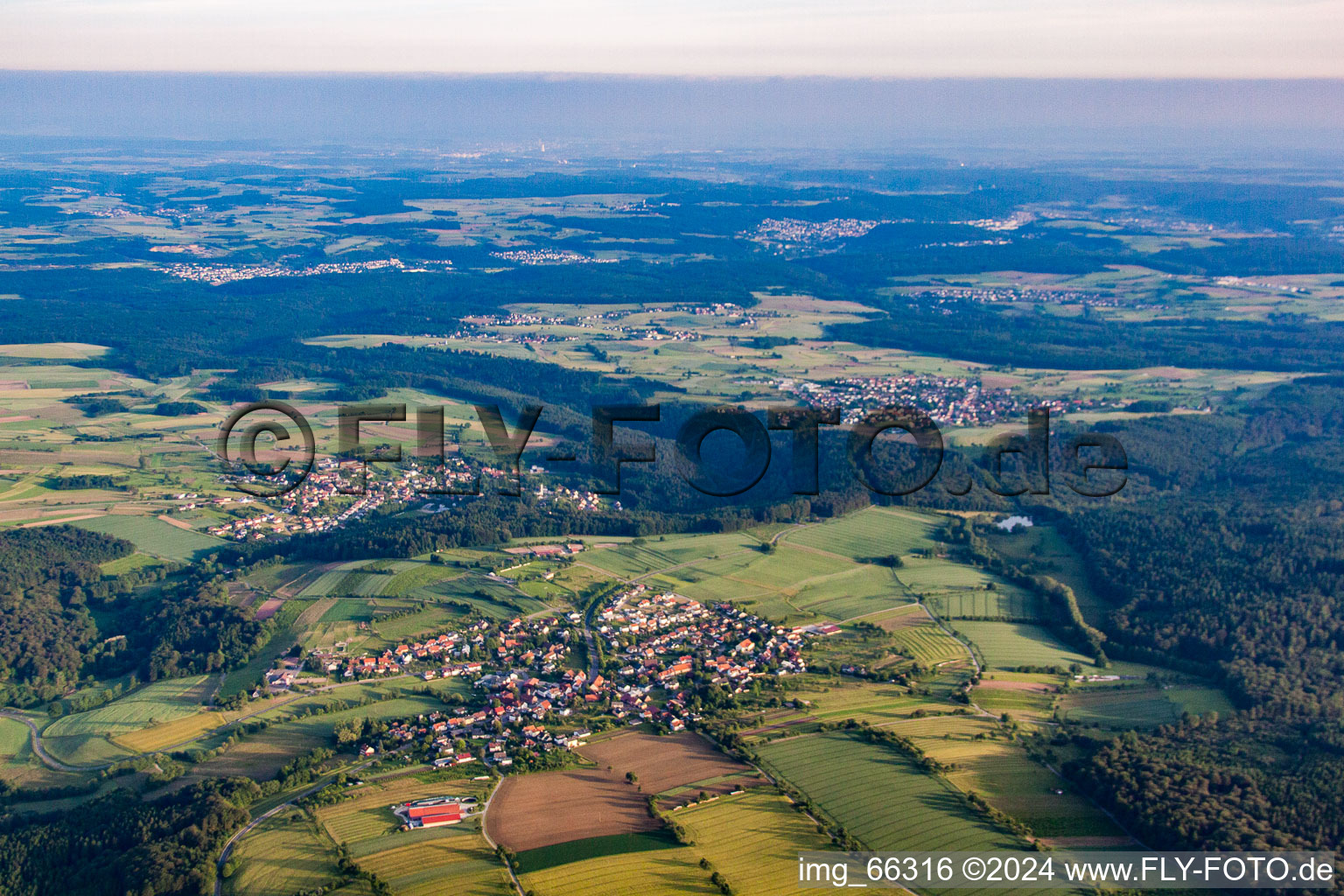 Photographie aérienne de Quartier Robern in Fahrenbach dans le département Bade-Wurtemberg, Allemagne