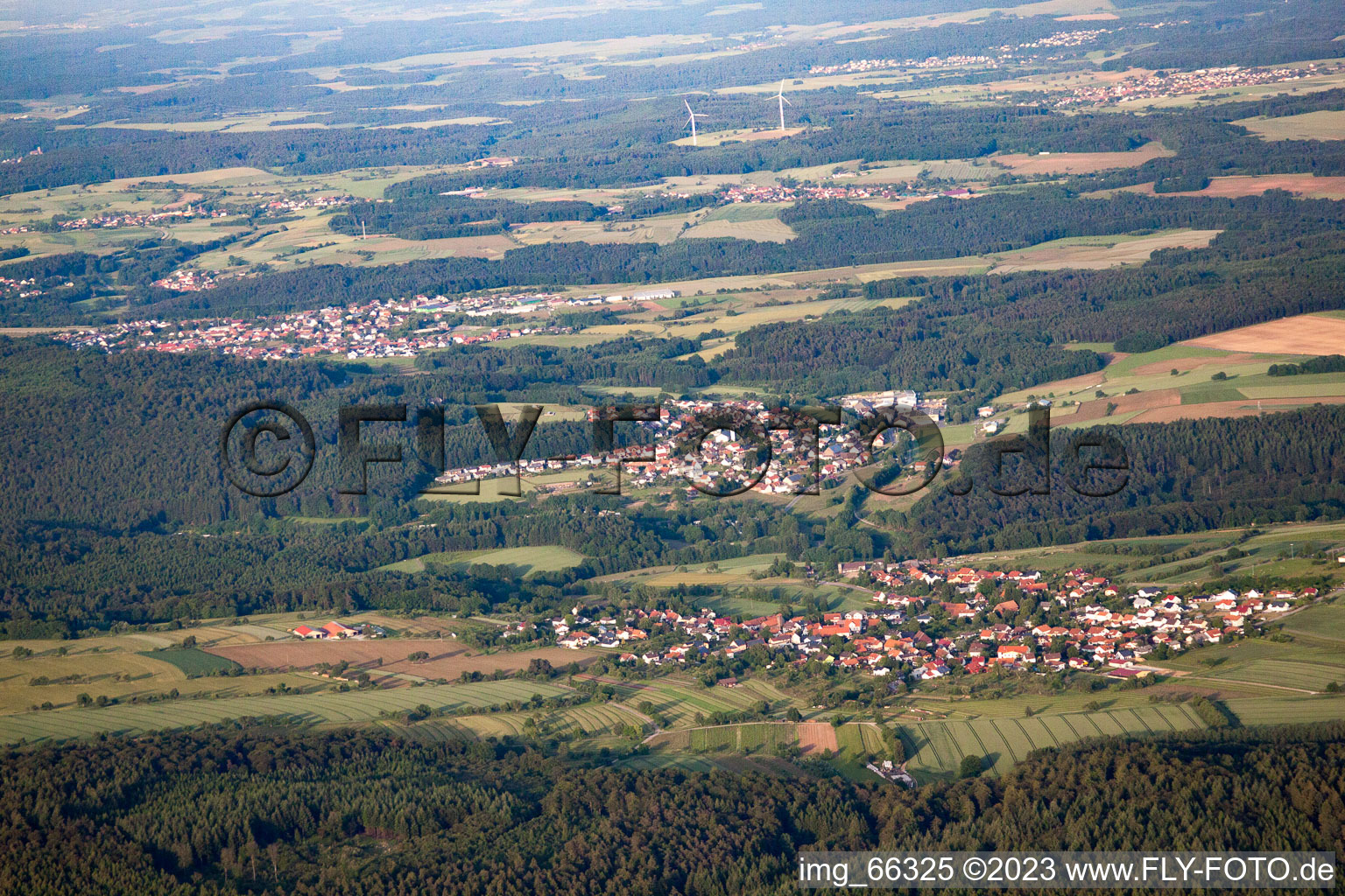 Photographie aérienne de Dans le quartier Robern à Fahrenbach à Robern dans le département Bade-Wurtemberg, Allemagne