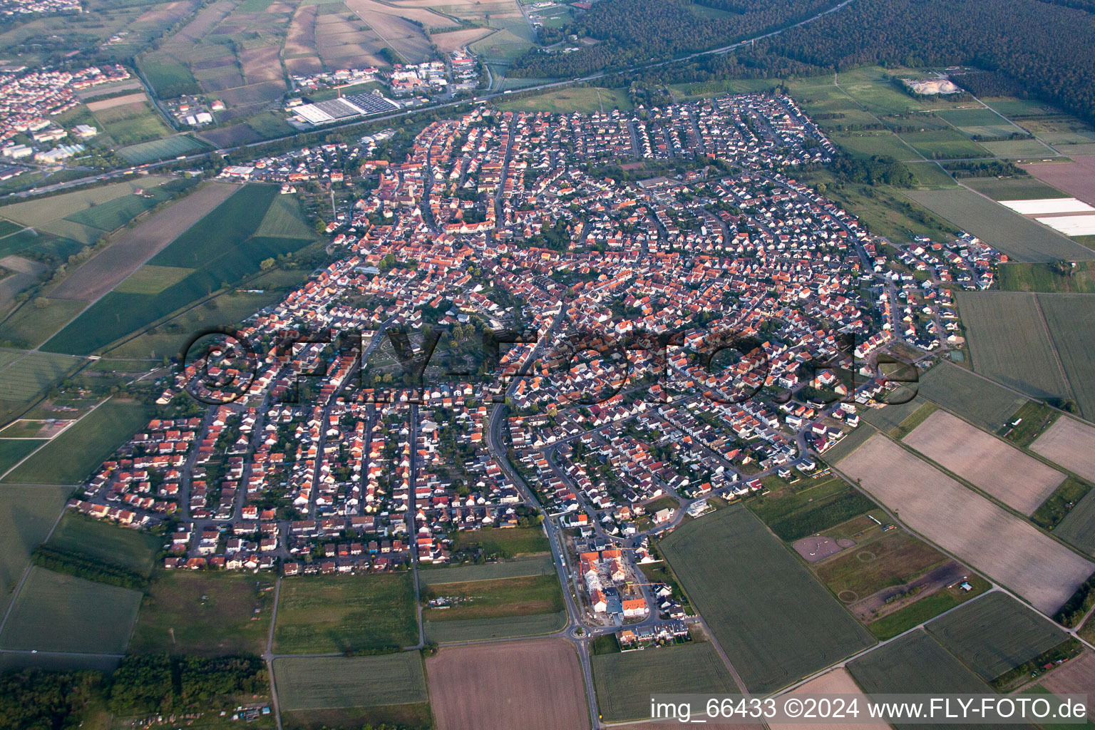 Image drone de Quartier Sankt Leon in St. Leon-Rot dans le département Bade-Wurtemberg, Allemagne