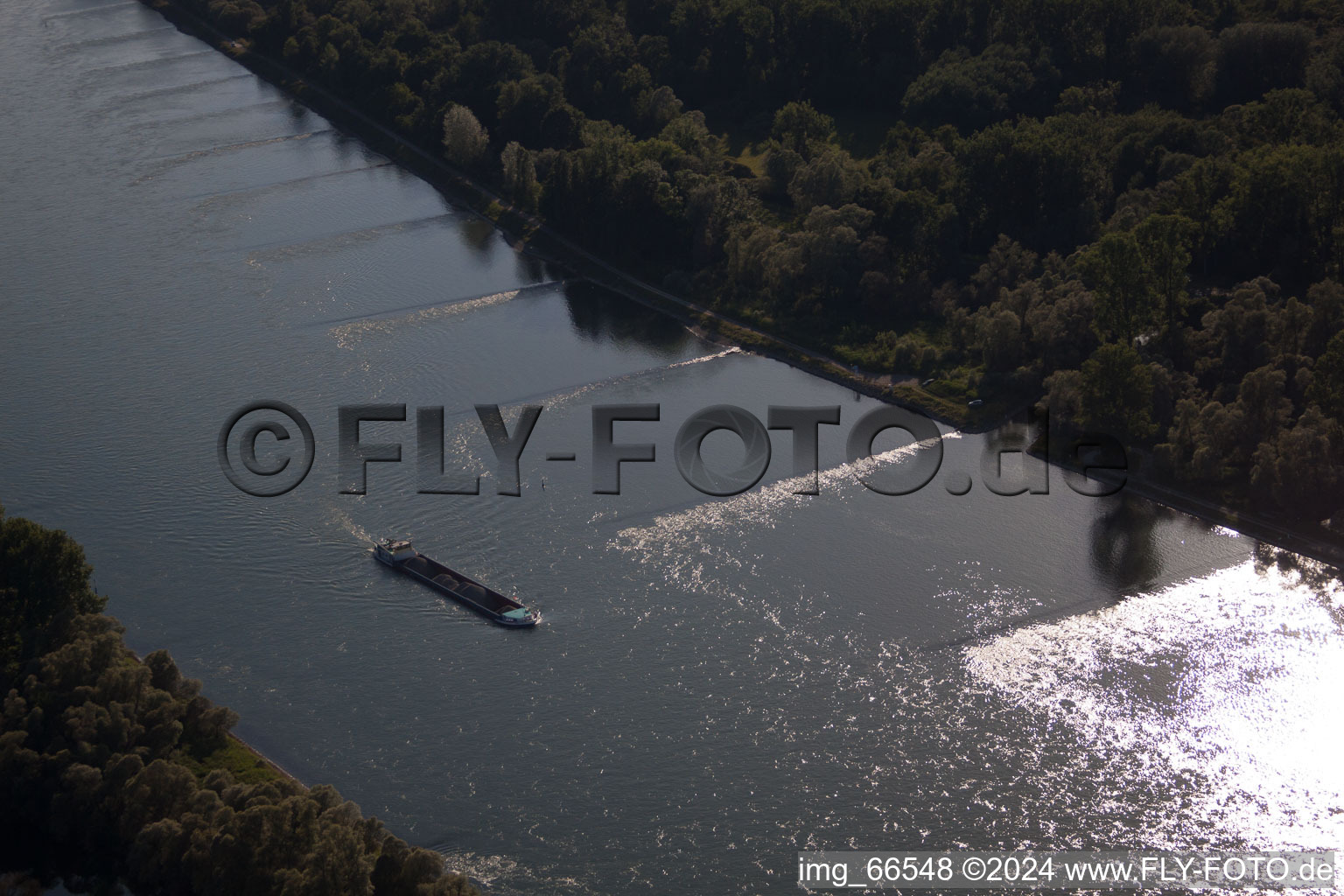 Photographie aérienne de Au am Rhein dans le département Bade-Wurtemberg, Allemagne