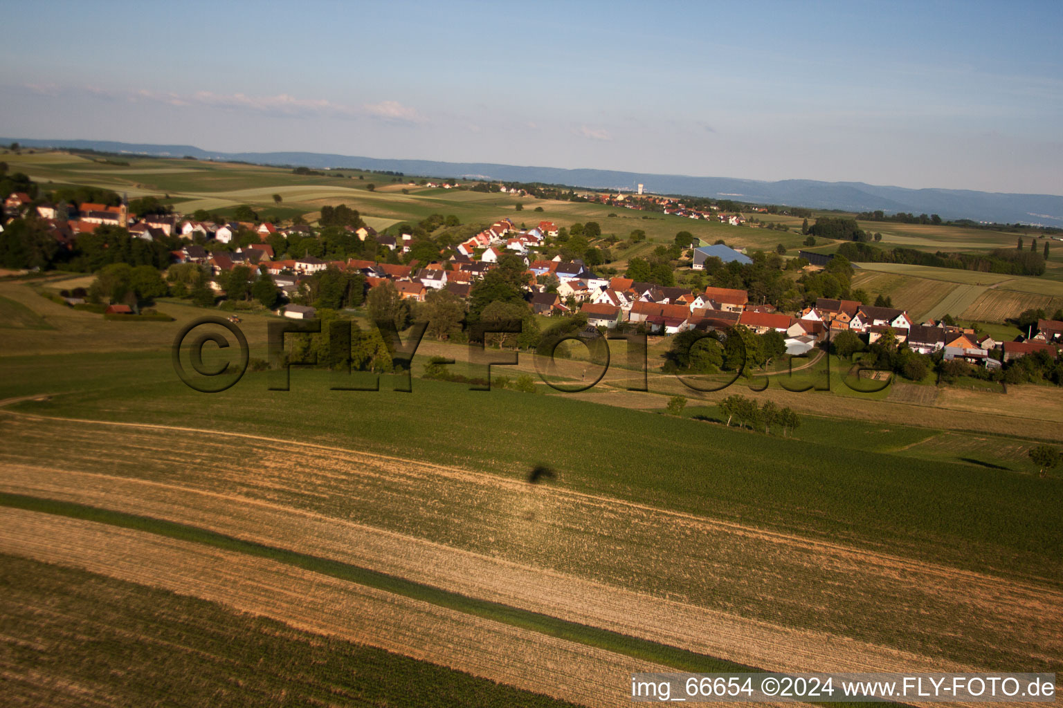 Siegen dans le département Bas Rhin, France vue d'en haut