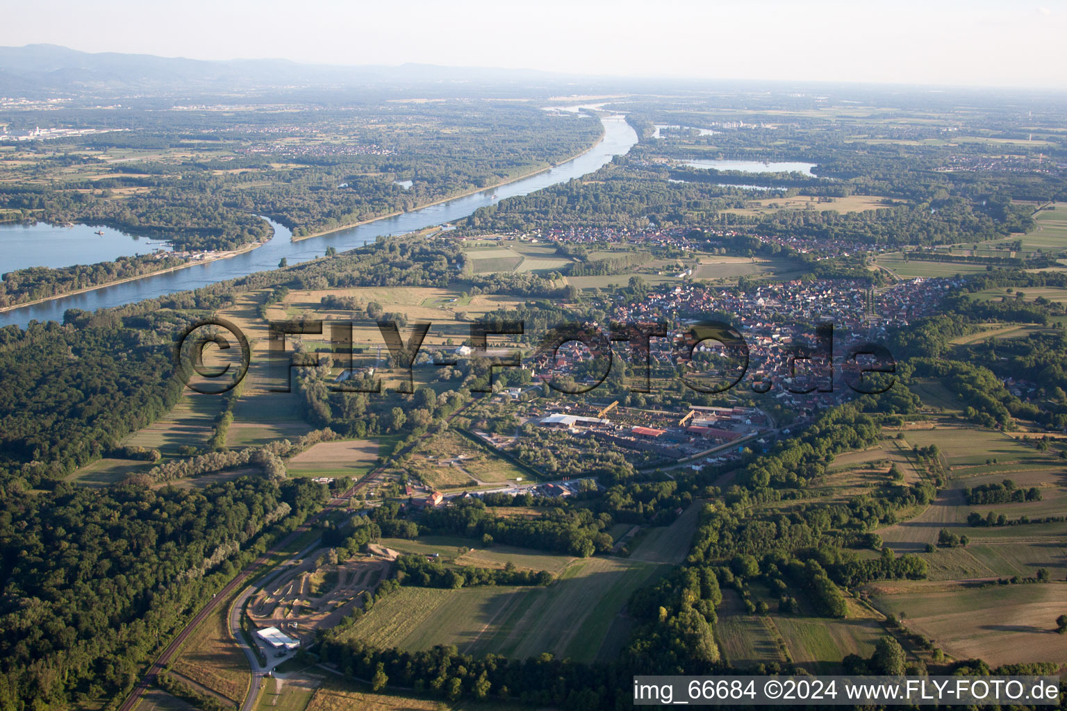 Mothern dans le département Bas Rhin, France vue d'en haut