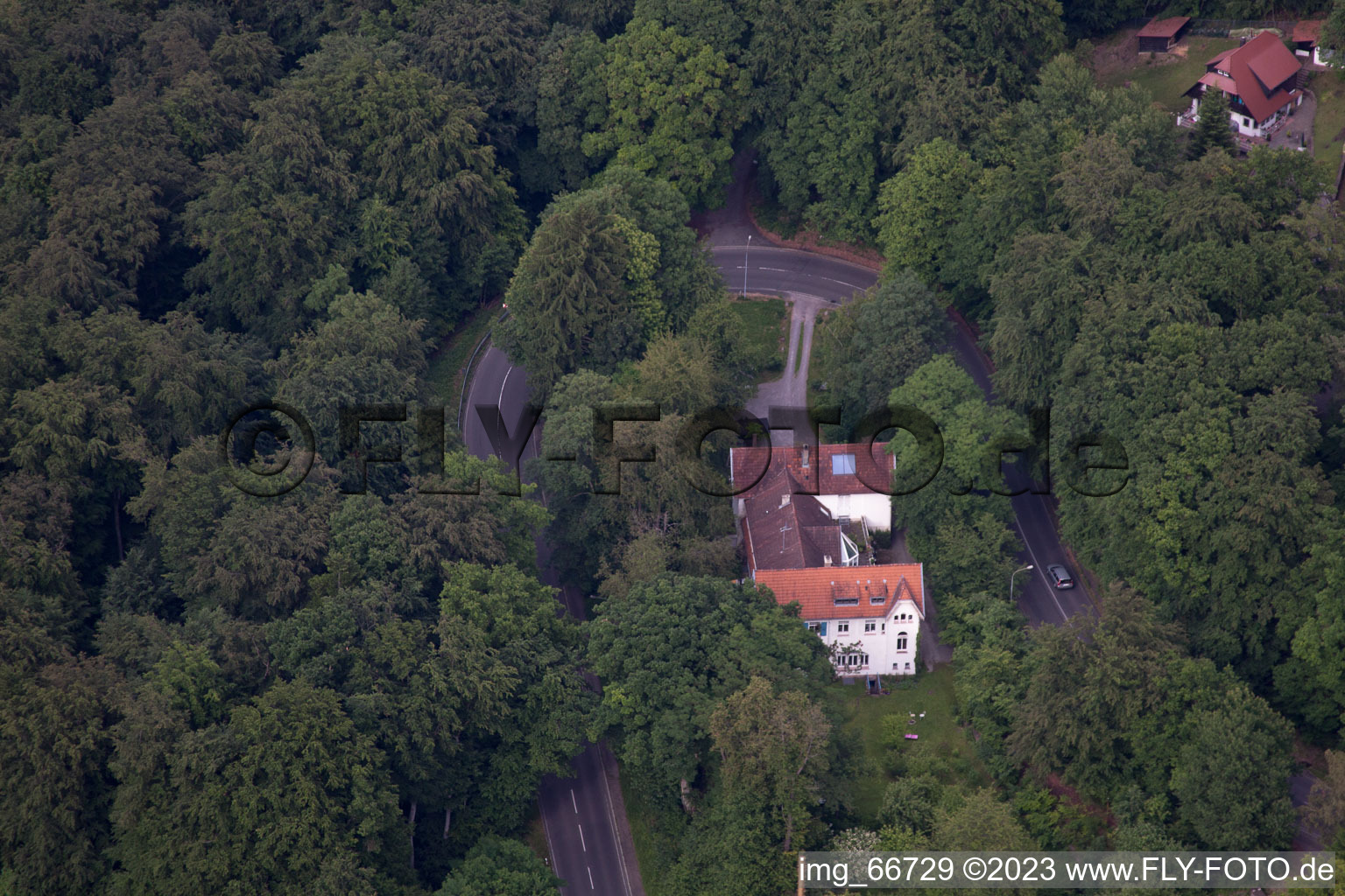 Vue aérienne de Refonte de la pièce à Ettlingen dans le département Bade-Wurtemberg, Allemagne
