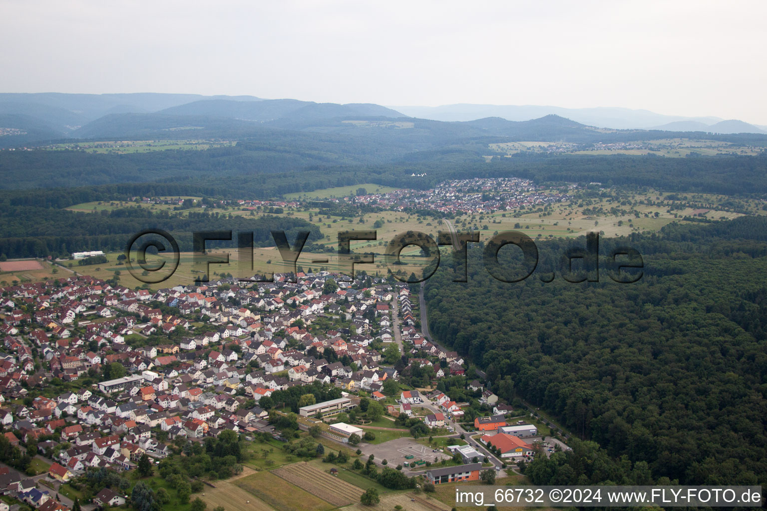 Photographie aérienne de Quartier Spessart in Ettlingen dans le département Bade-Wurtemberg, Allemagne