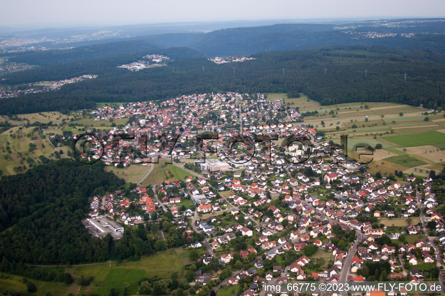 Photographie aérienne de Quartier Conweiler in Straubenhardt dans le département Bade-Wurtemberg, Allemagne