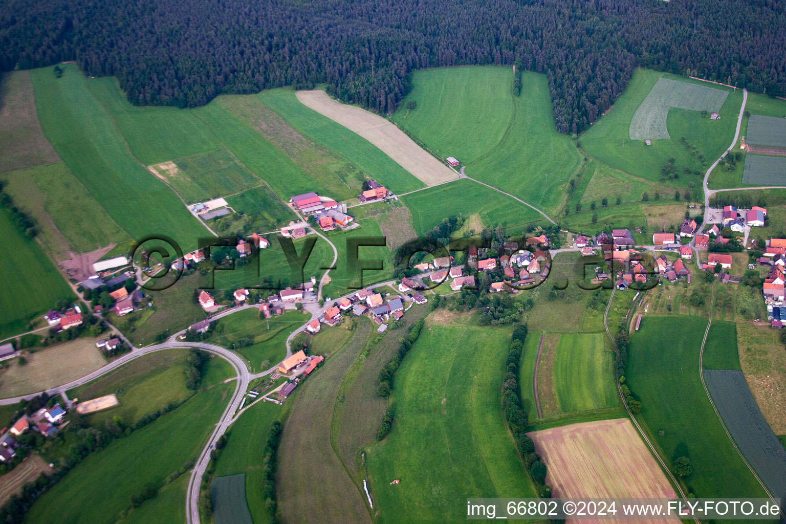 Photographie aérienne de Würzbach dans le département Bade-Wurtemberg, Allemagne