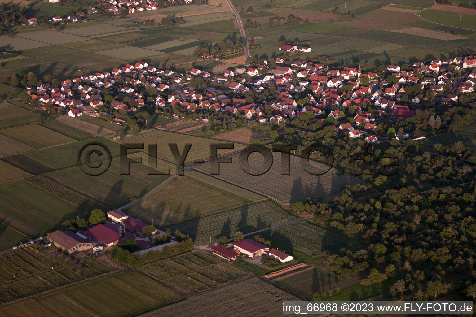 Vue aérienne de Tubingen, Kusterdingen à Kusterdingen dans le département Bade-Wurtemberg, Allemagne