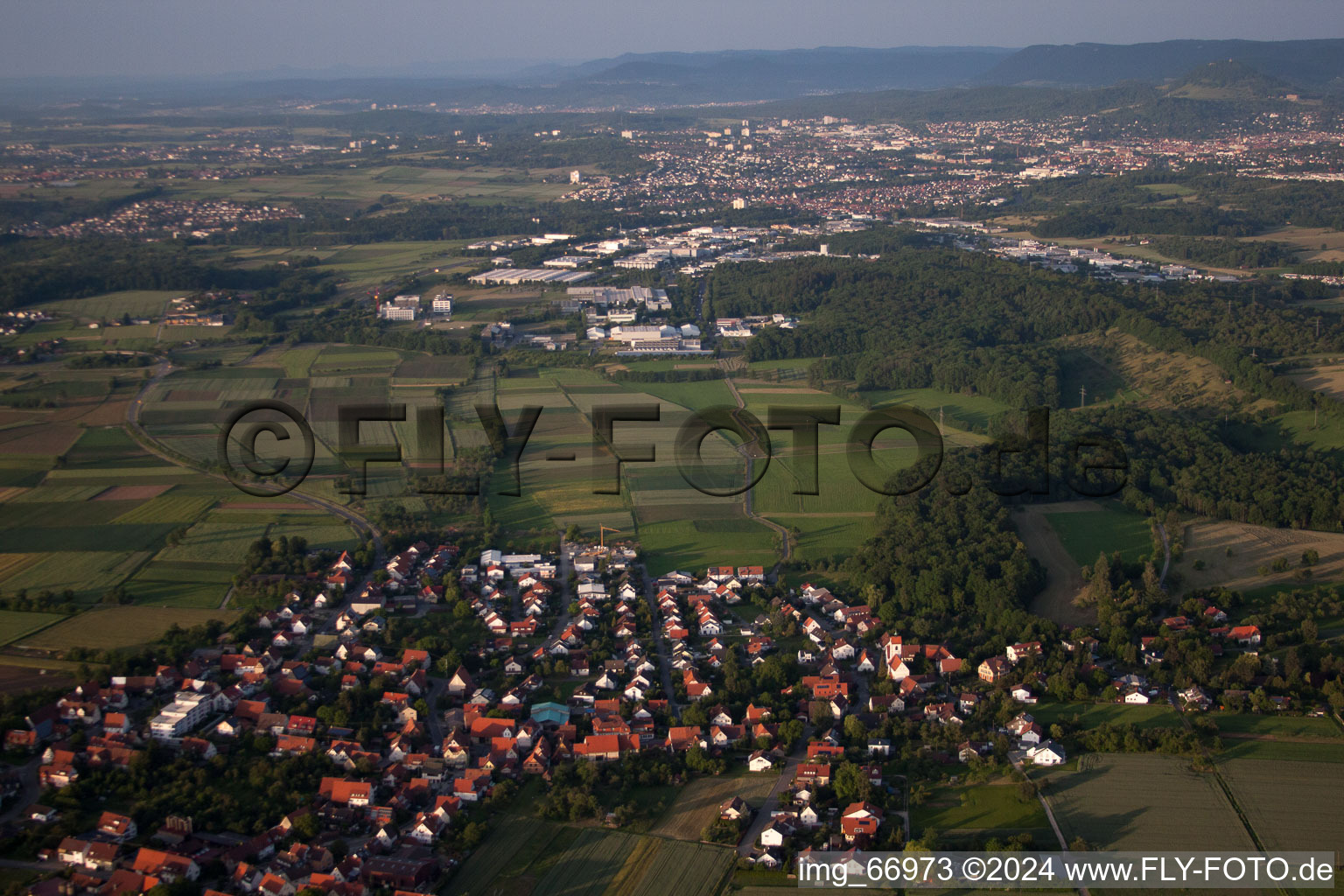 Reutlingen dans le département Bade-Wurtemberg, Allemagne d'en haut