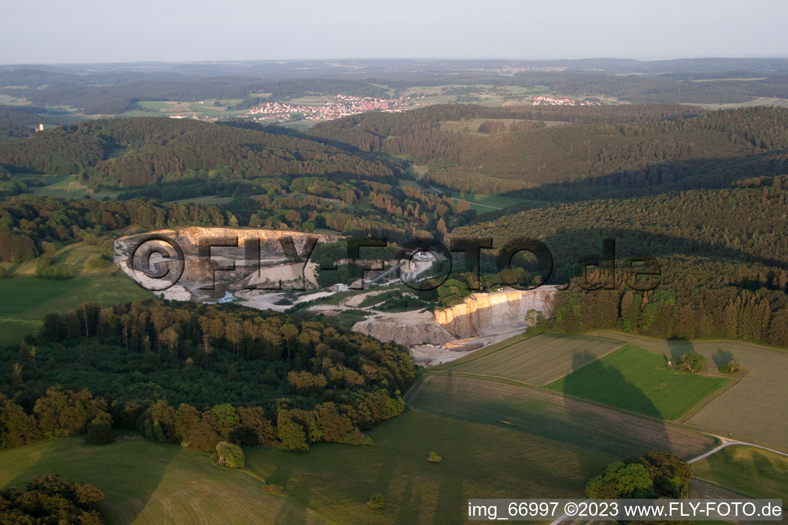 Photographie aérienne de Genkingen dans le département Bade-Wurtemberg, Allemagne