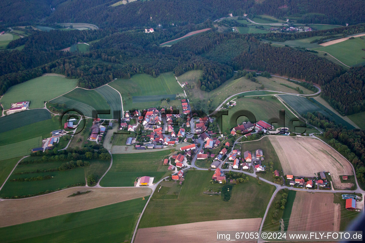 Photographie aérienne de Münzdorf dans le département Bade-Wurtemberg, Allemagne