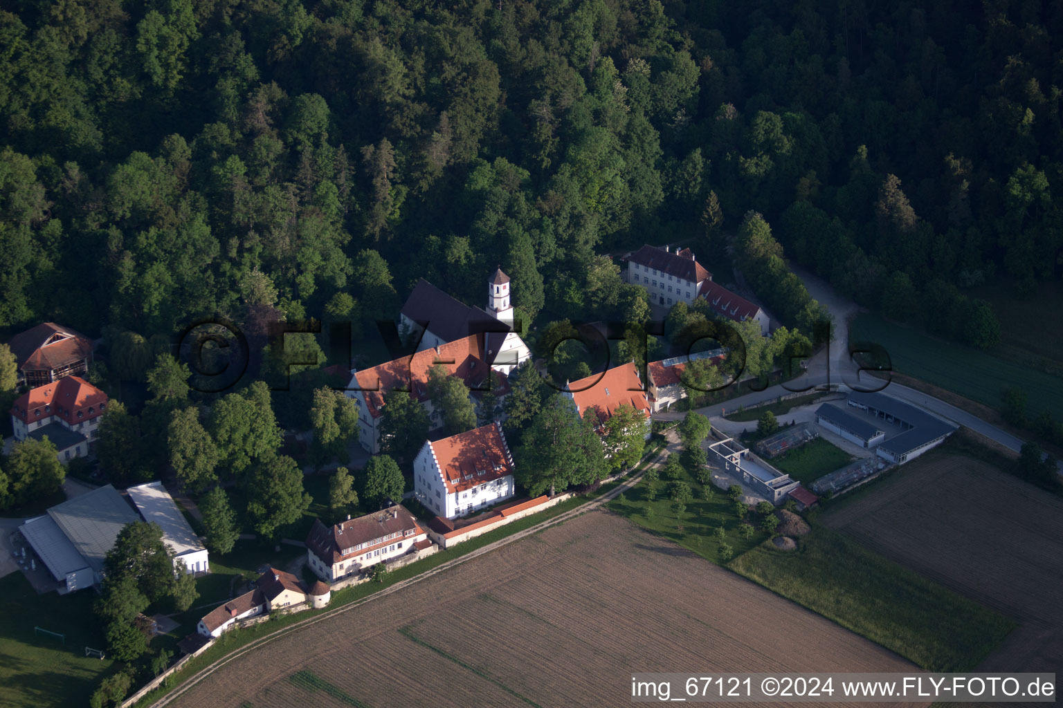 Photographie aérienne de Schelklingen dans le département Bade-Wurtemberg, Allemagne