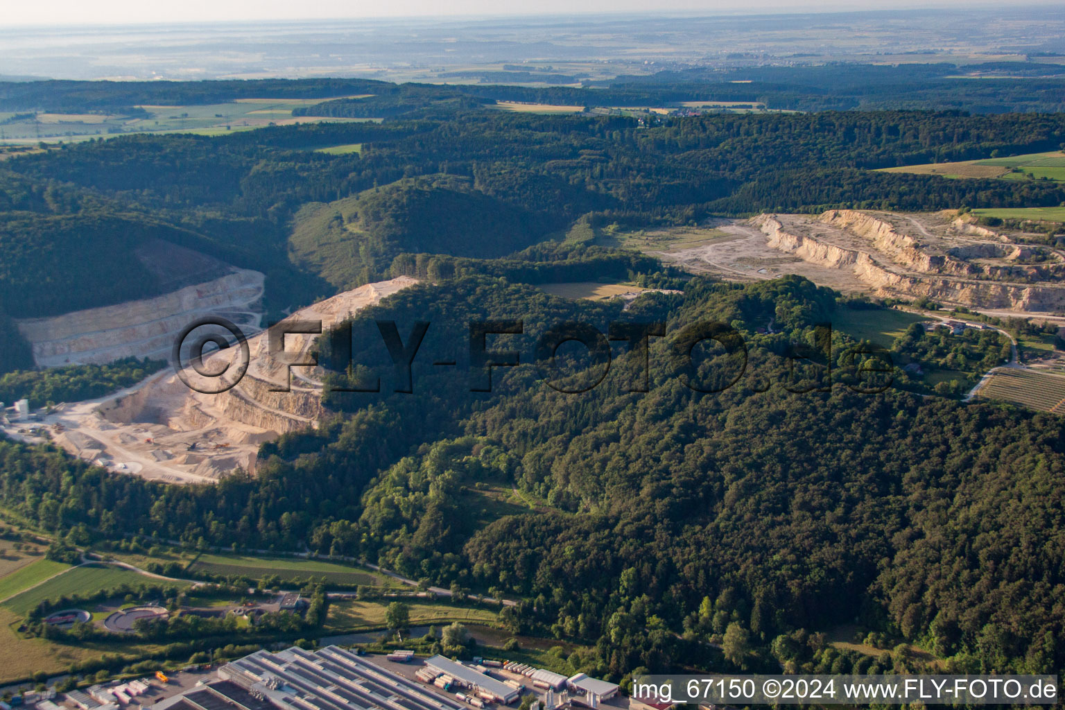 Gerhausen dans le département Bade-Wurtemberg, Allemagne d'en haut