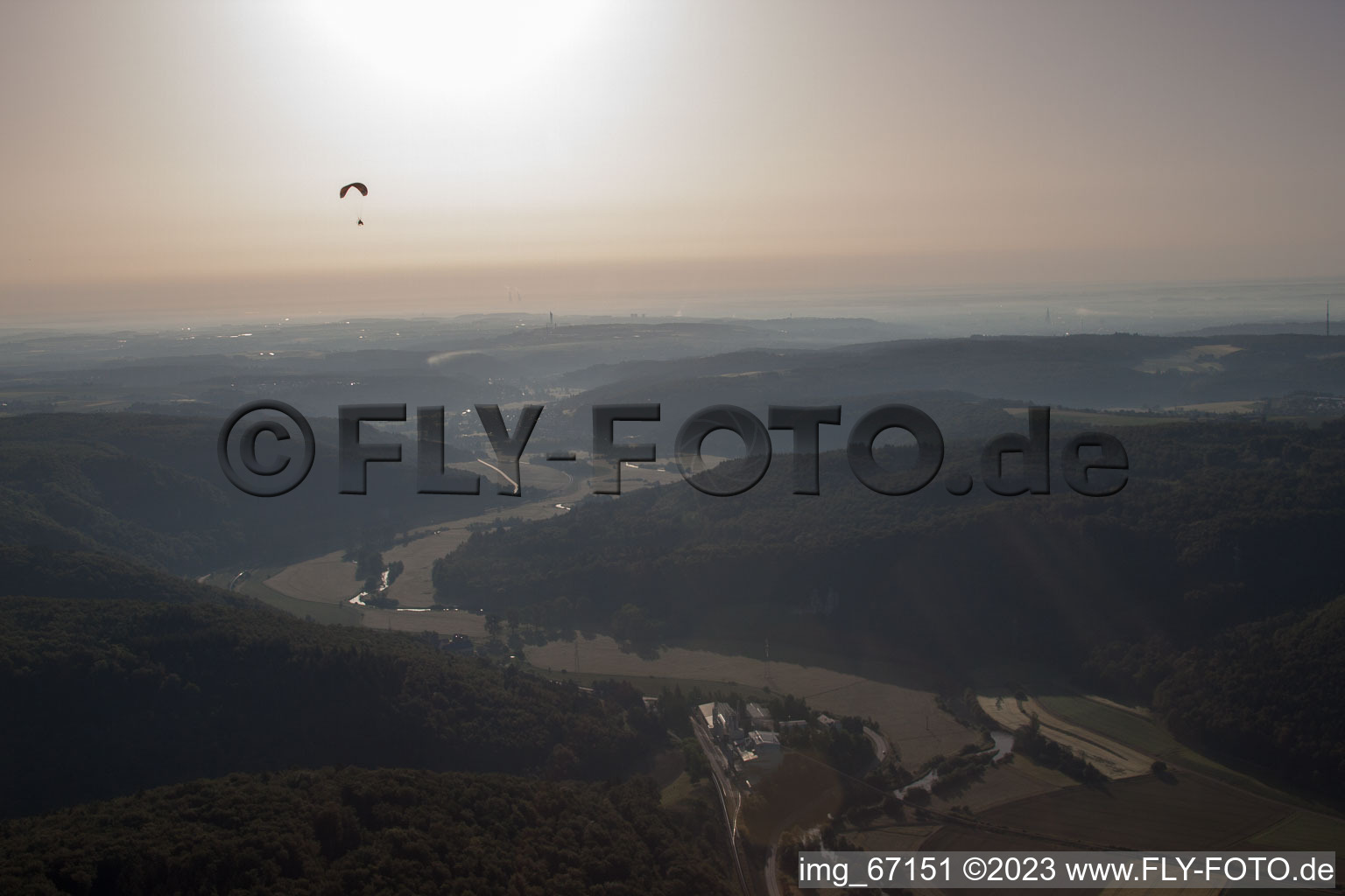 Gerhausen dans le département Bade-Wurtemberg, Allemagne hors des airs