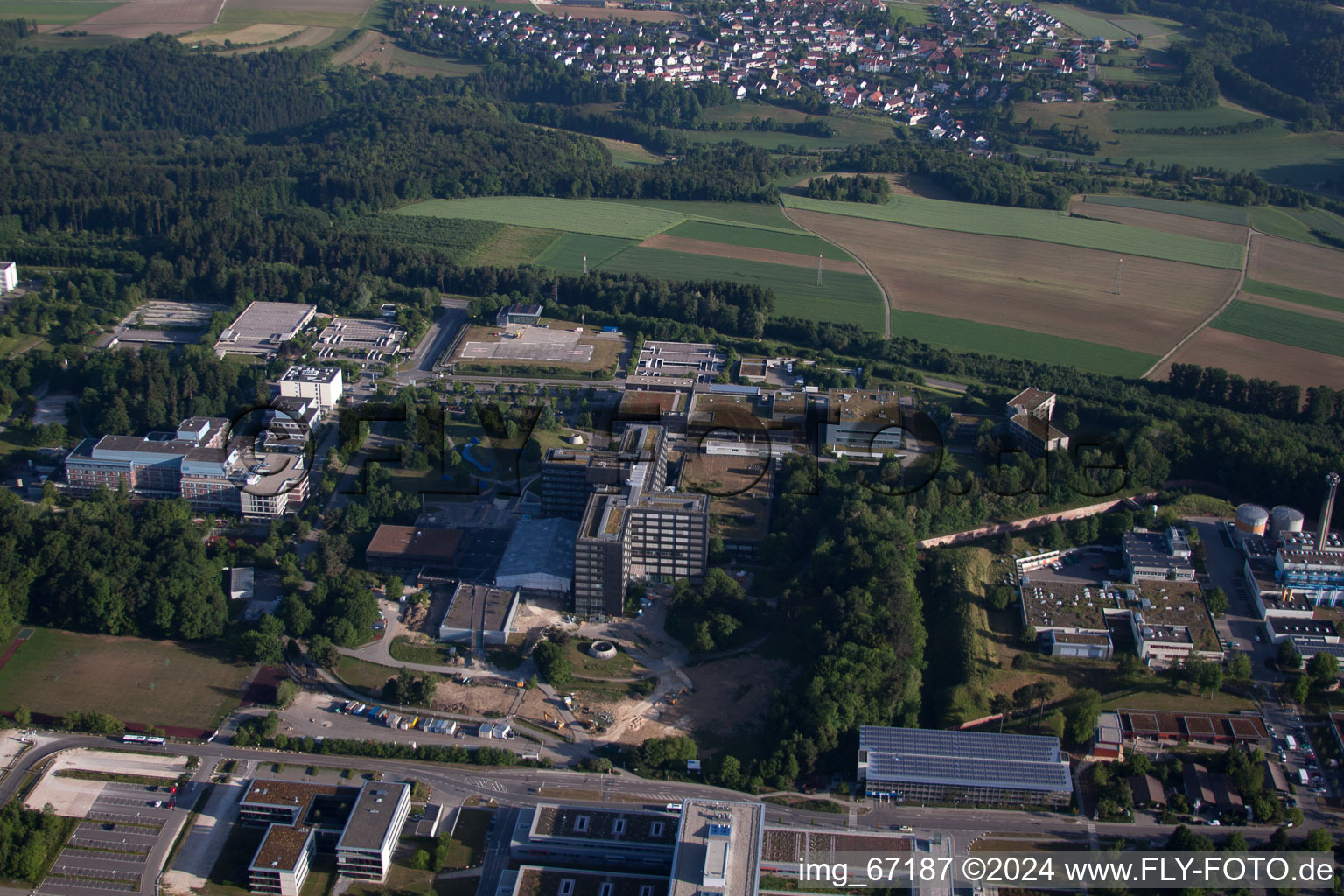 Vue aérienne de Lehr dans le département Bade-Wurtemberg, Allemagne