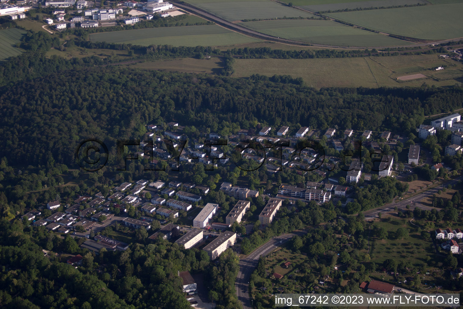 Ulm dans le département Bade-Wurtemberg, Allemagne du point de vue du drone
