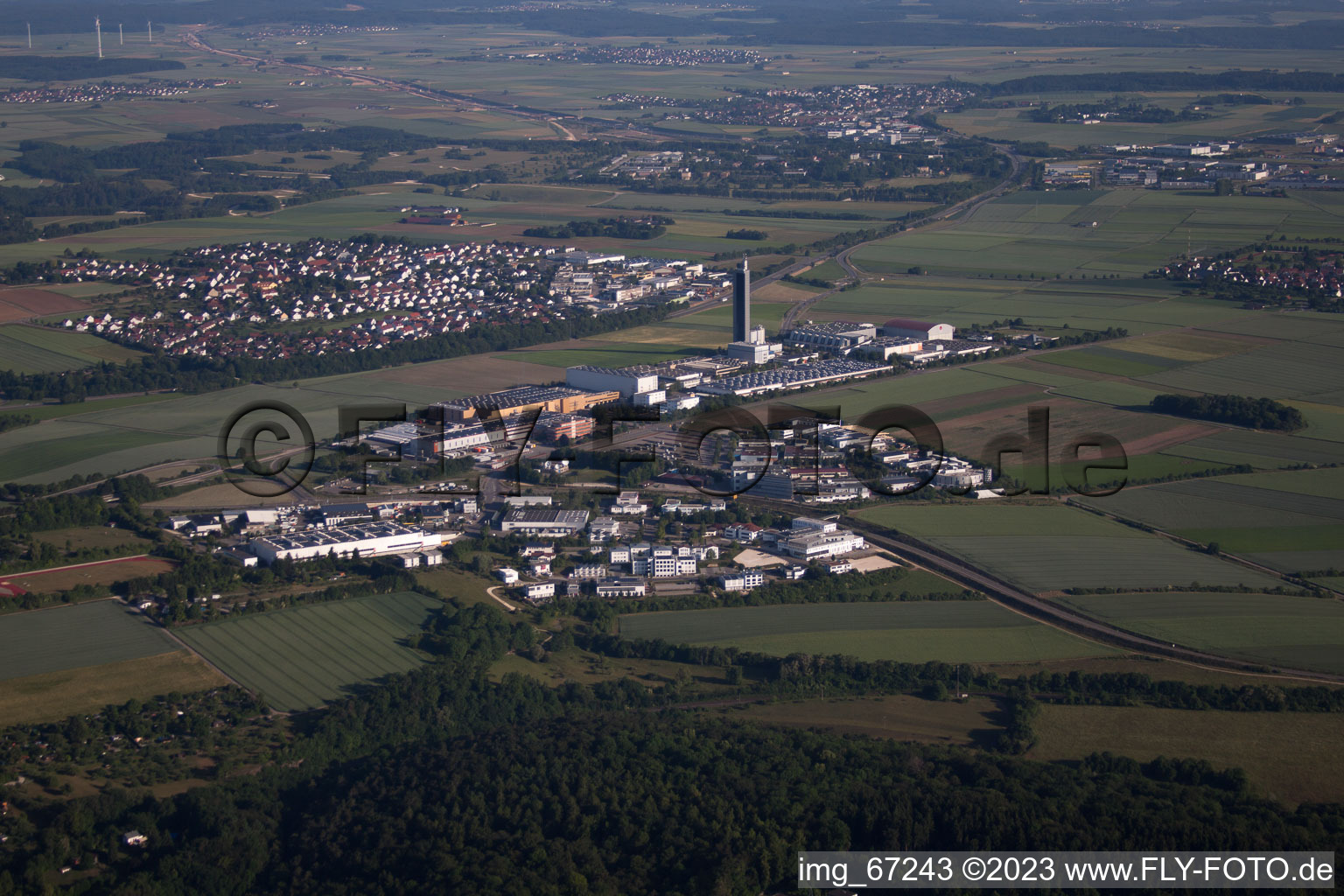 Ulm dans le département Bade-Wurtemberg, Allemagne d'un drone