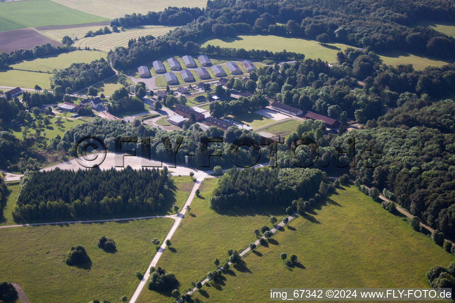 Vue aérienne de Breithülen dans le département Bade-Wurtemberg, Allemagne