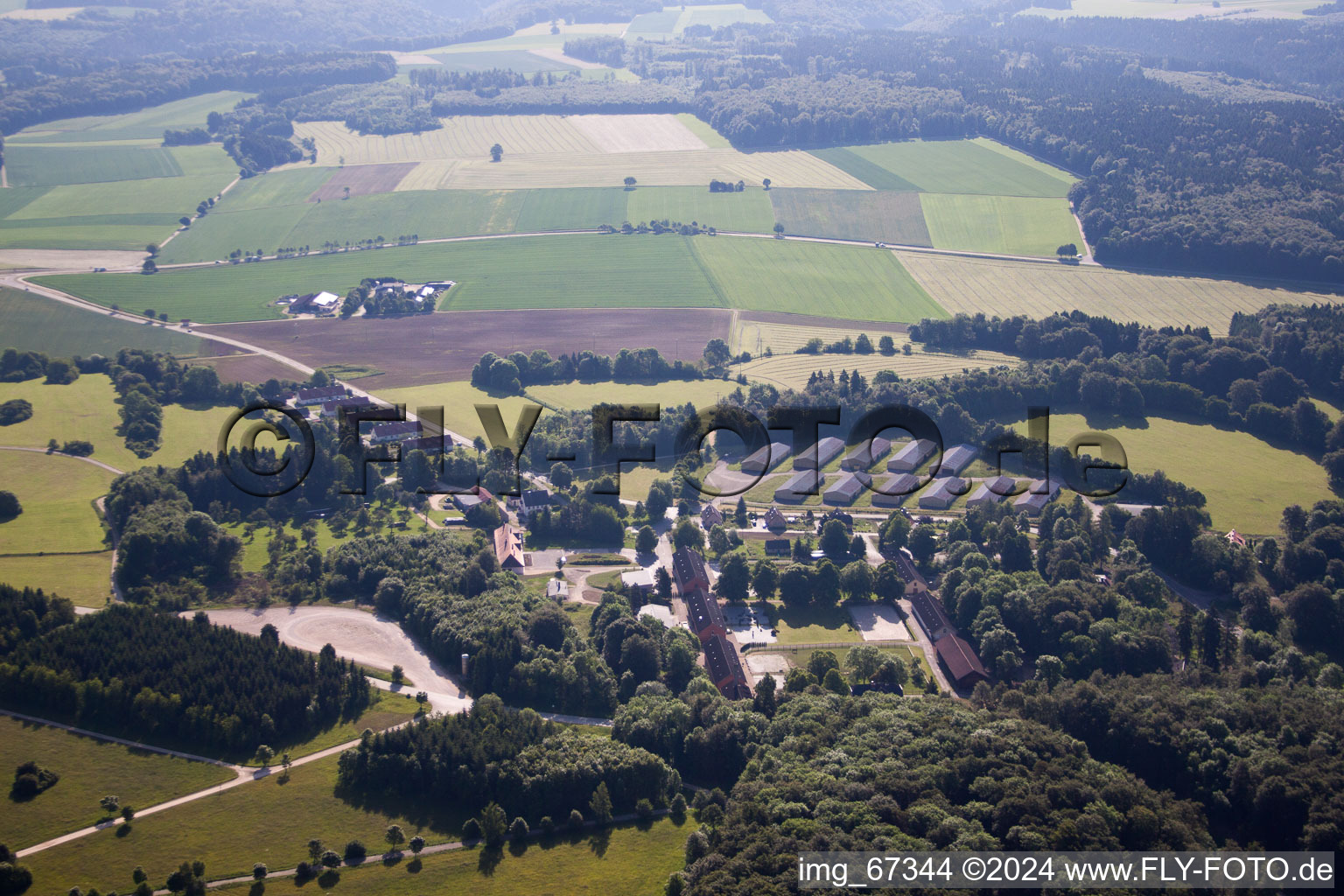 Photographie aérienne de Breithülen dans le département Bade-Wurtemberg, Allemagne