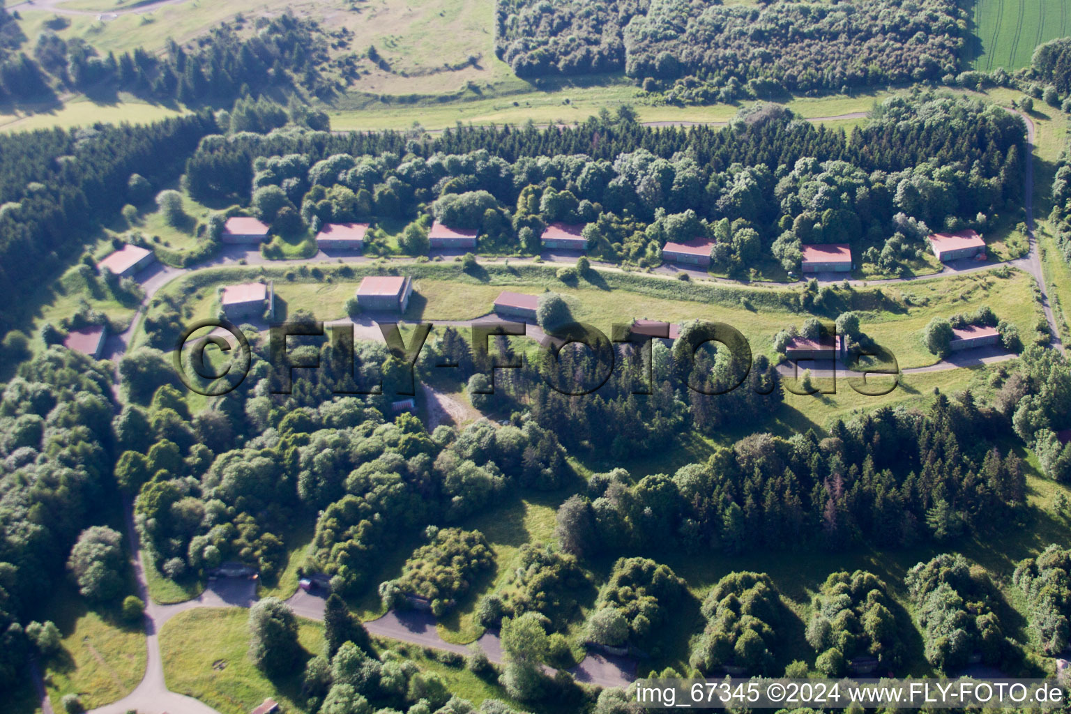 Vue oblique de Breithülen dans le département Bade-Wurtemberg, Allemagne