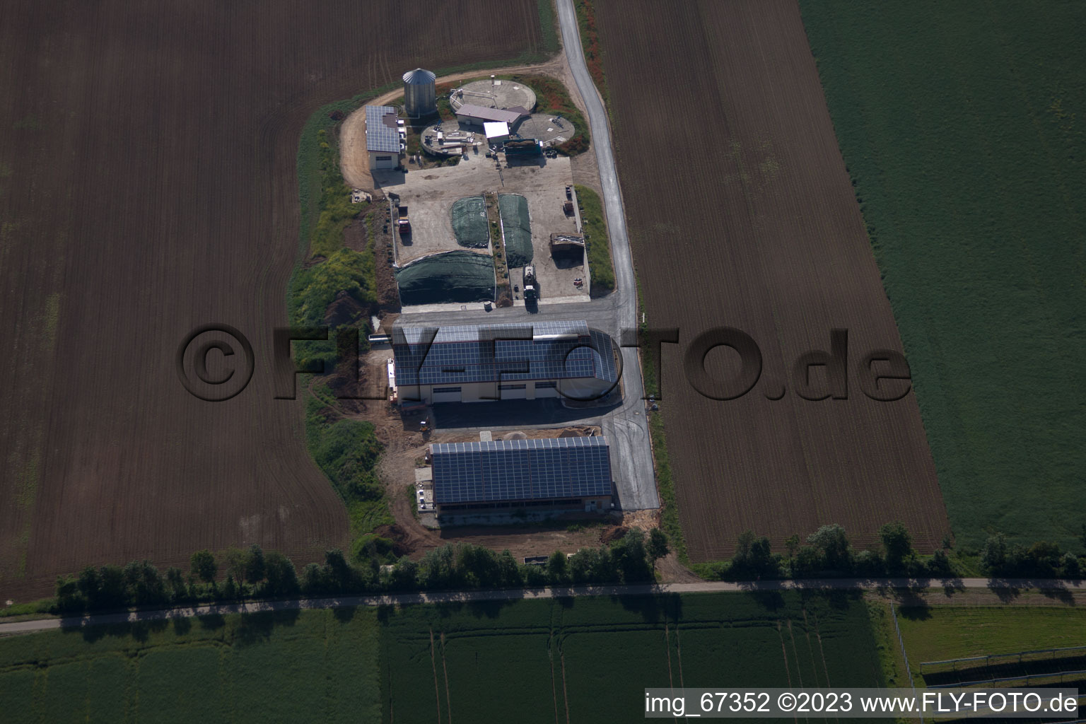 Photographie aérienne de Ingstetten dans le département Bade-Wurtemberg, Allemagne