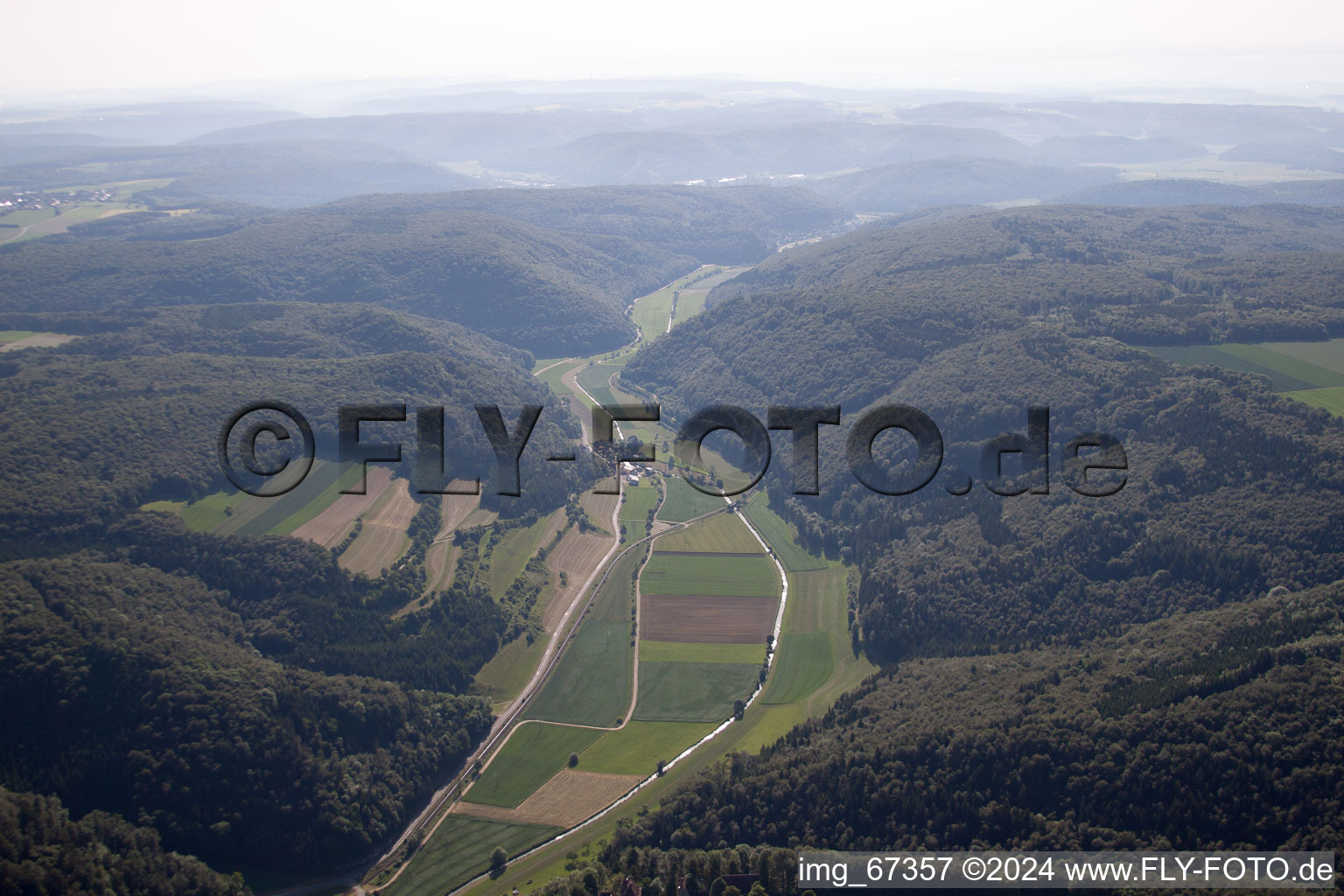 Vue aérienne de Talsteußlingen dans le département Bade-Wurtemberg, Allemagne