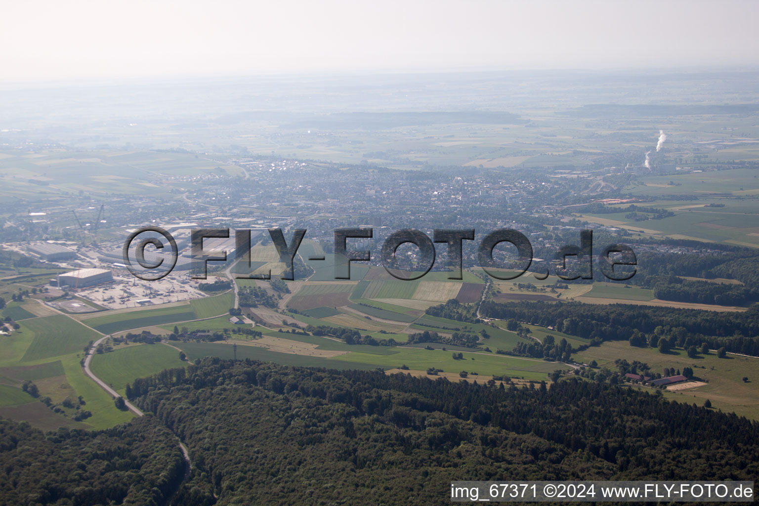 Vue aérienne de Schlechtenfeld dans le département Bade-Wurtemberg, Allemagne