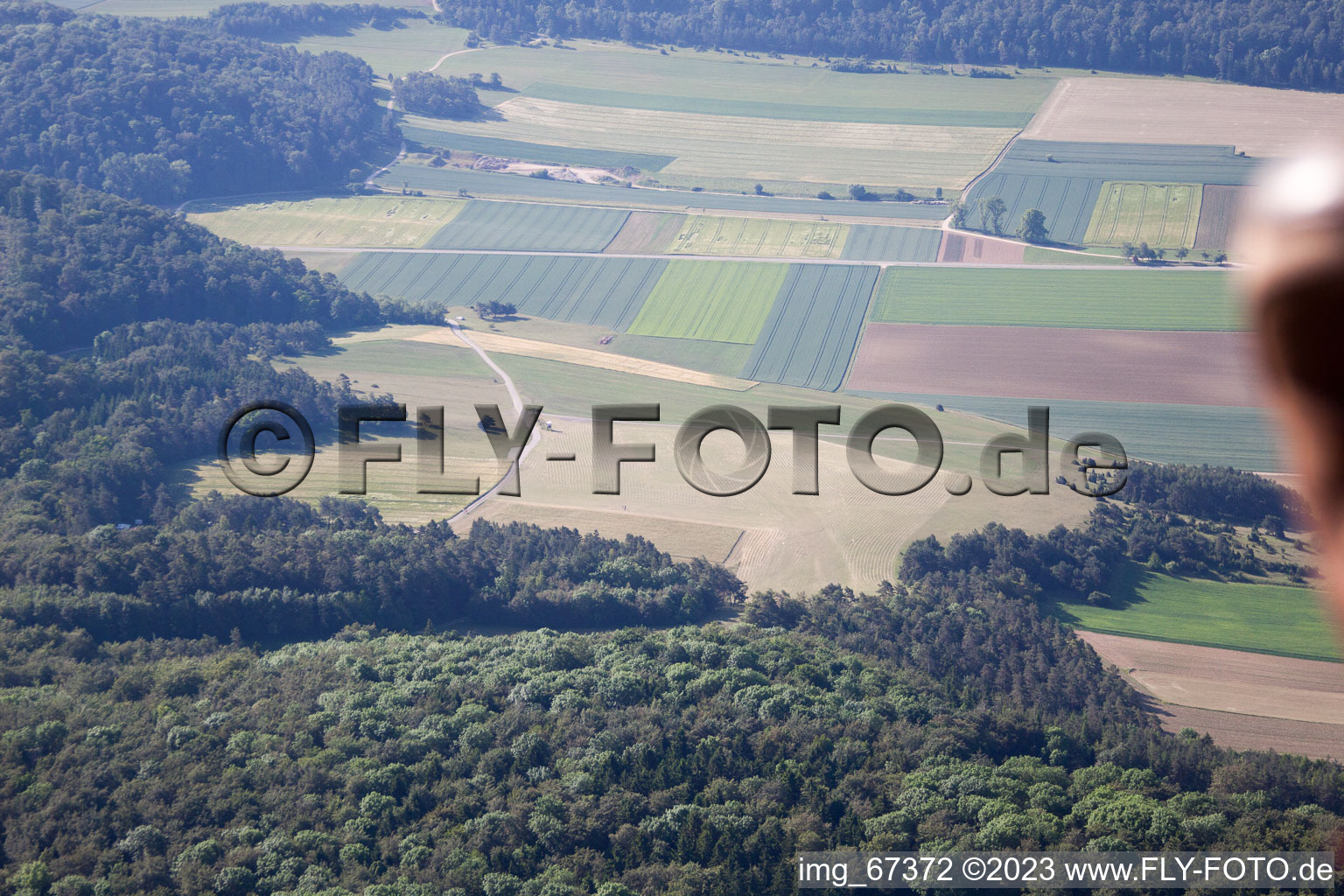 Photographie aérienne de Schlechtenfeld dans le département Bade-Wurtemberg, Allemagne