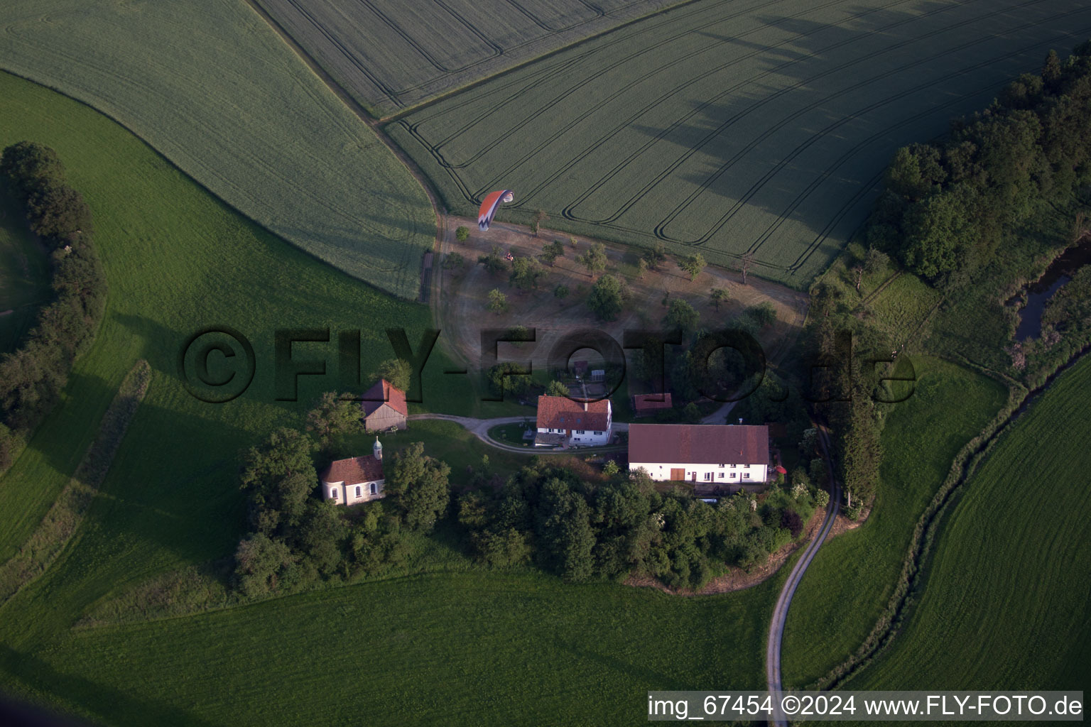 Photographie aérienne de Mittelbiberach dans le département Bade-Wurtemberg, Allemagne