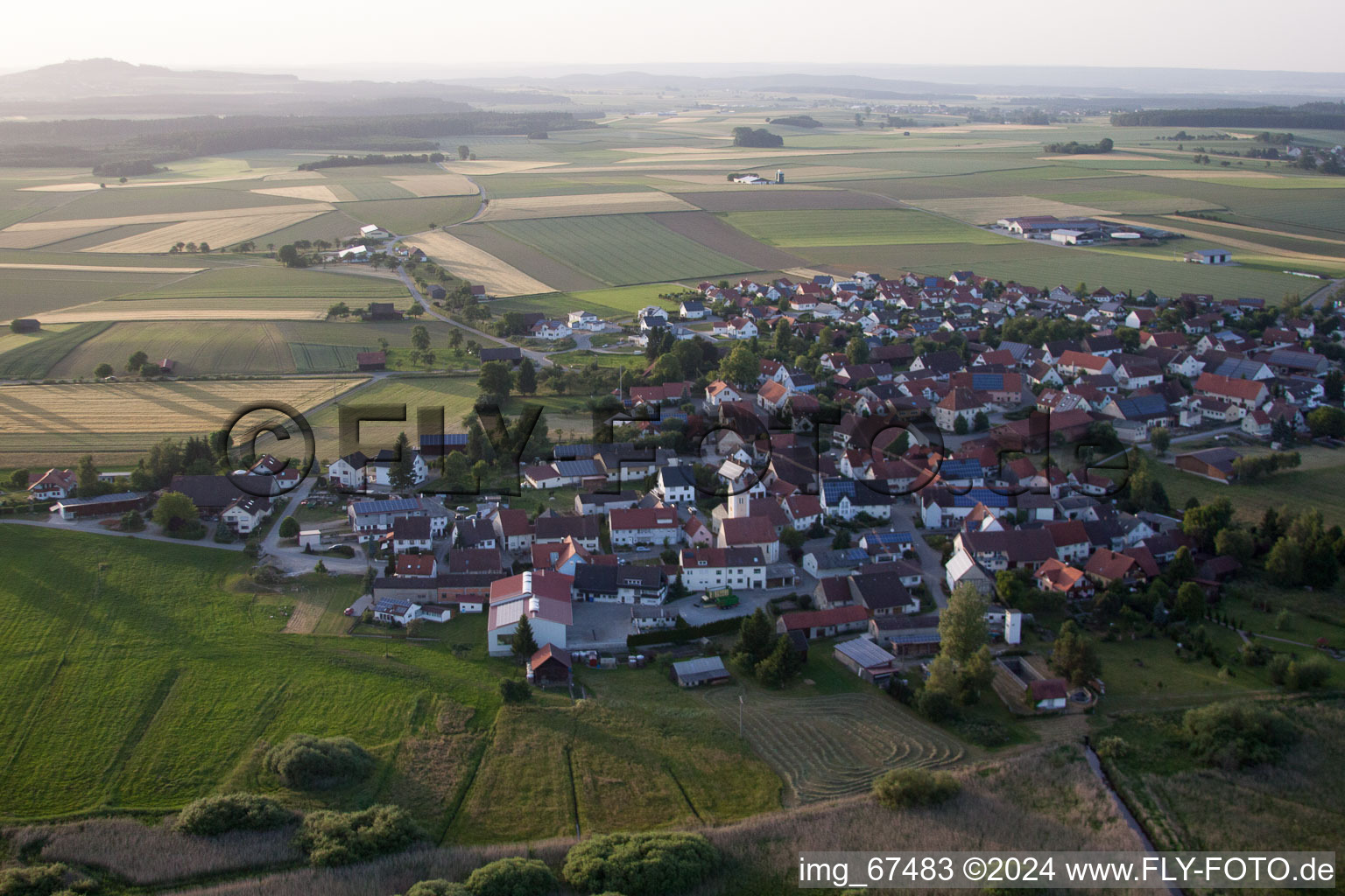 Photographie aérienne de Quartier de Kappel à Alleshausen dans le département Bade-Wurtemberg, Allemagne