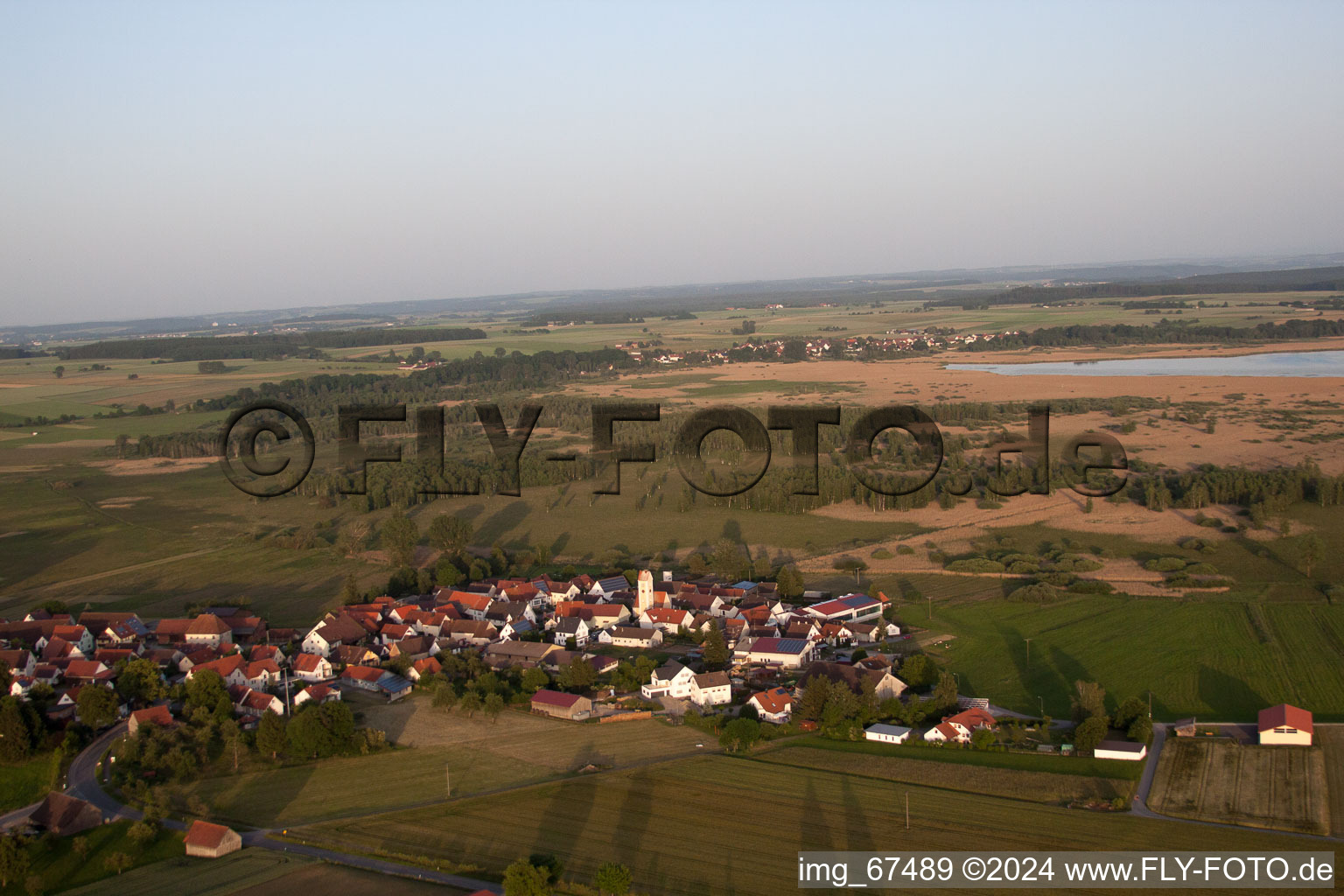 Image drone de Alleshausen dans le département Bade-Wurtemberg, Allemagne