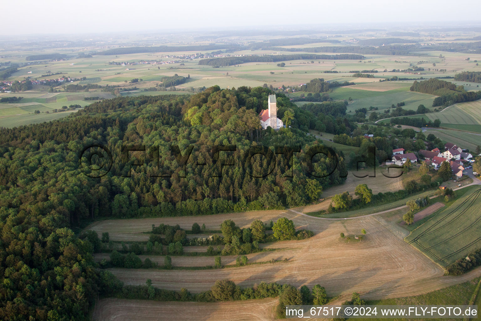 Uttenweiler dans le département Bade-Wurtemberg, Allemagne d'en haut