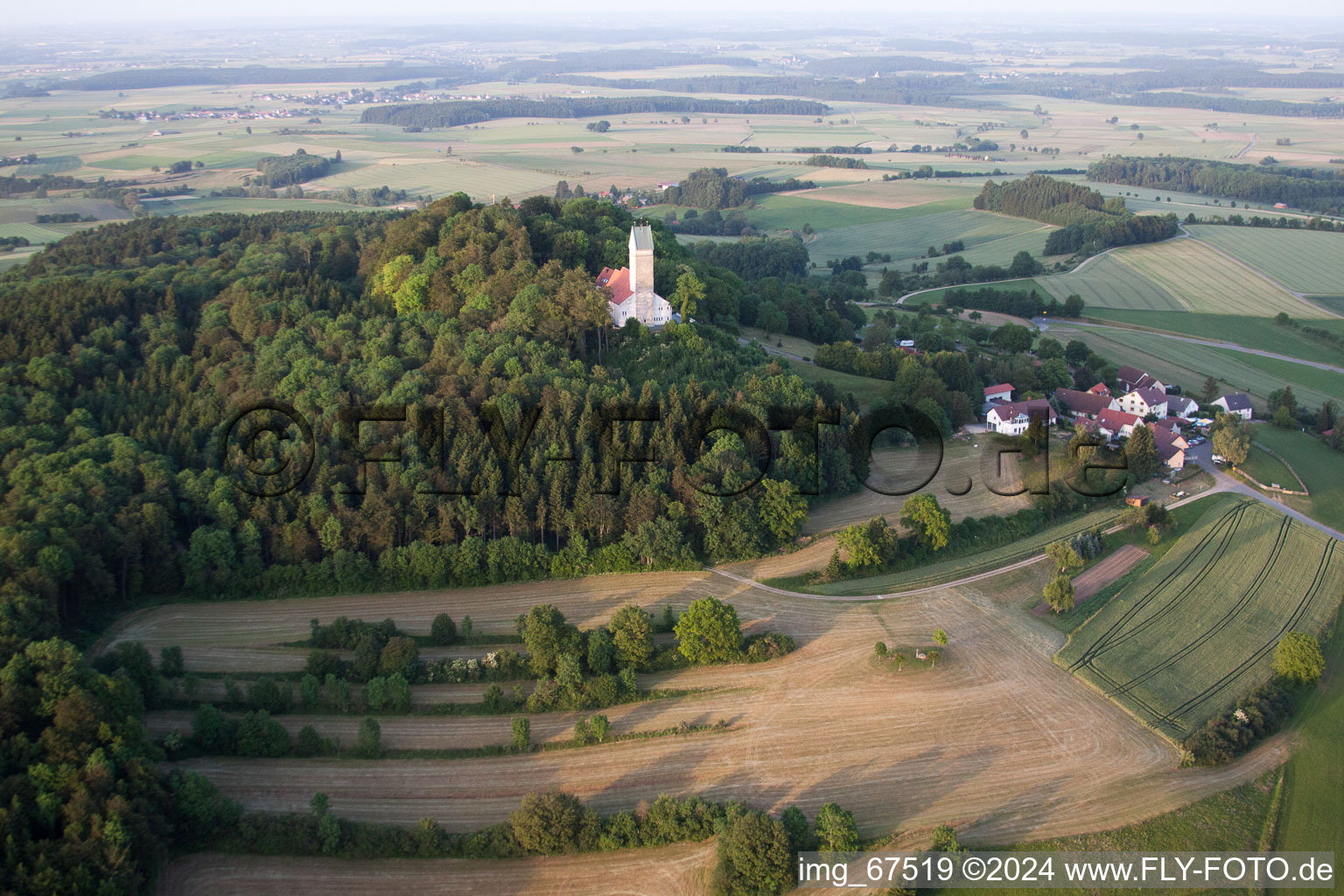 Photographie aérienne de Uttenweiler dans le département Bade-Wurtemberg, Allemagne