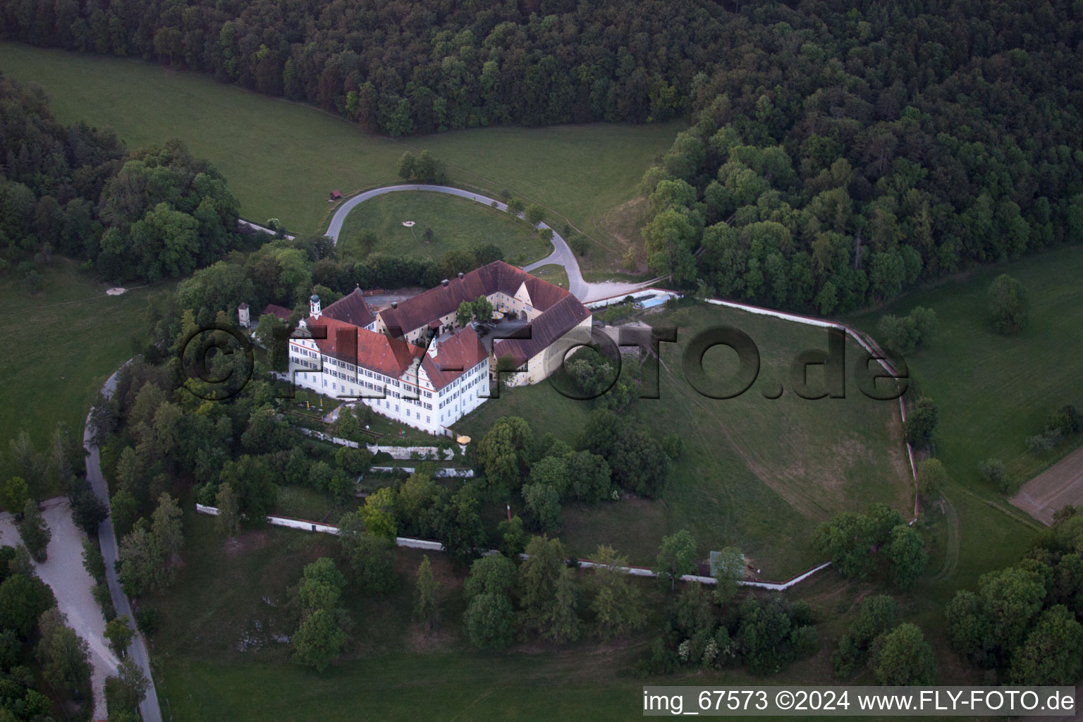 Photographie aérienne de Kirchen dans le département Bade-Wurtemberg, Allemagne