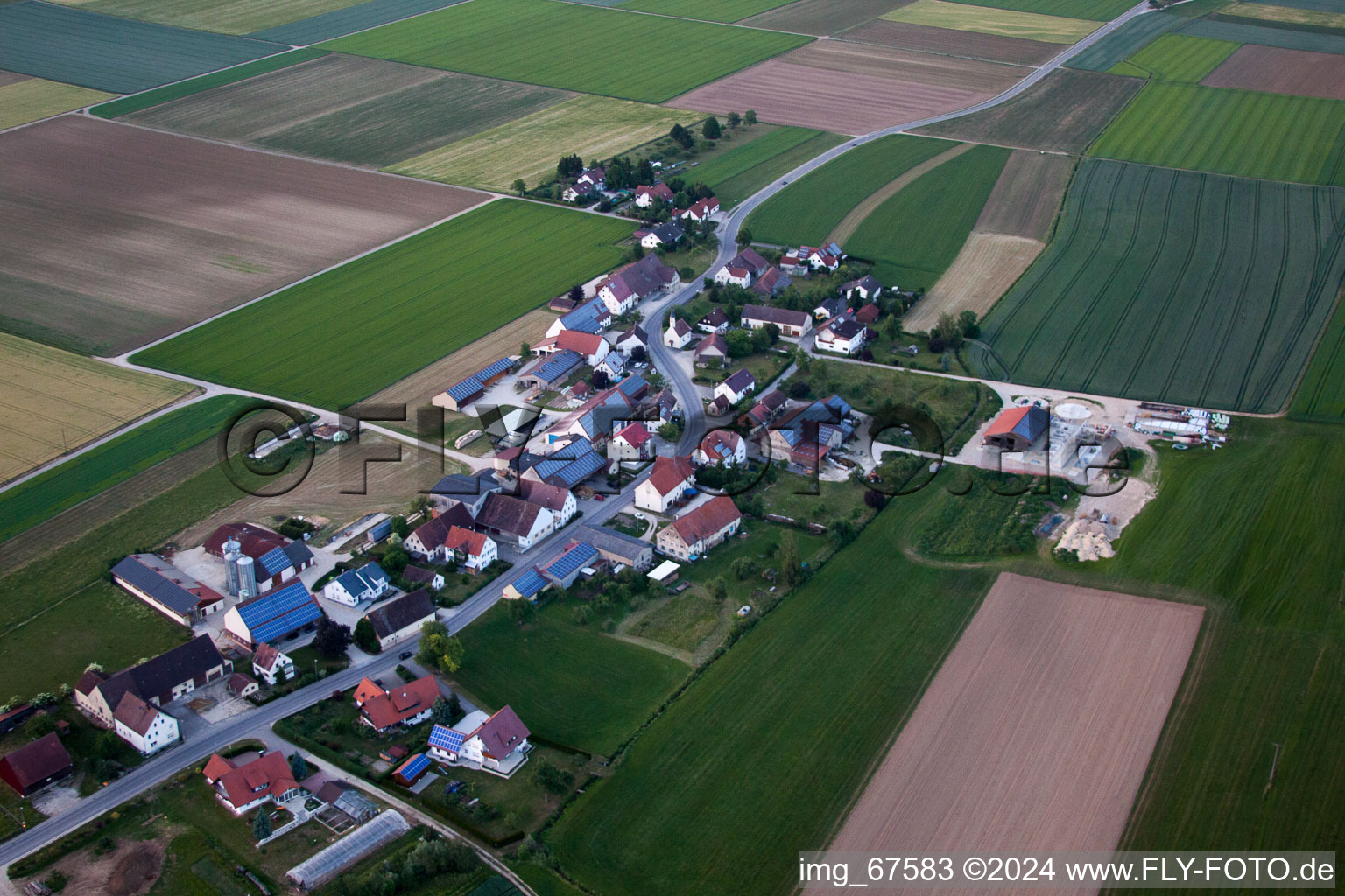 Schlechtenfeld dans le département Bade-Wurtemberg, Allemagne d'en haut