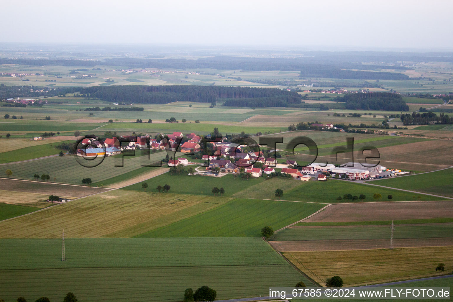 Schlechtenfeld dans le département Bade-Wurtemberg, Allemagne vue d'en haut