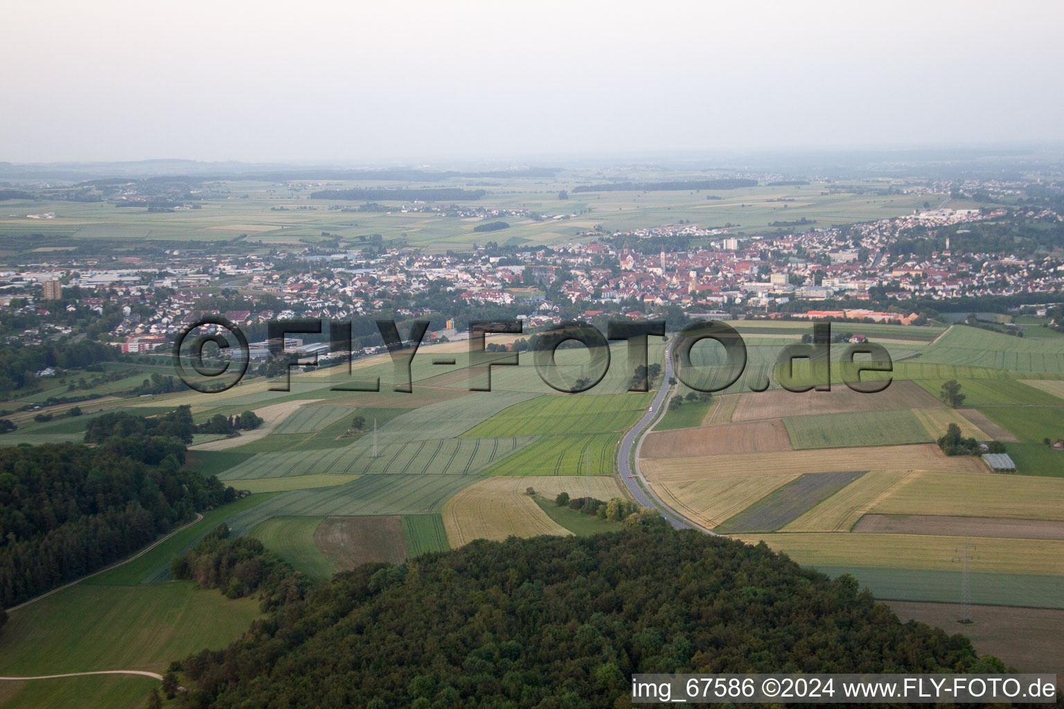 Schlechtenfeld dans le département Bade-Wurtemberg, Allemagne depuis l'avion