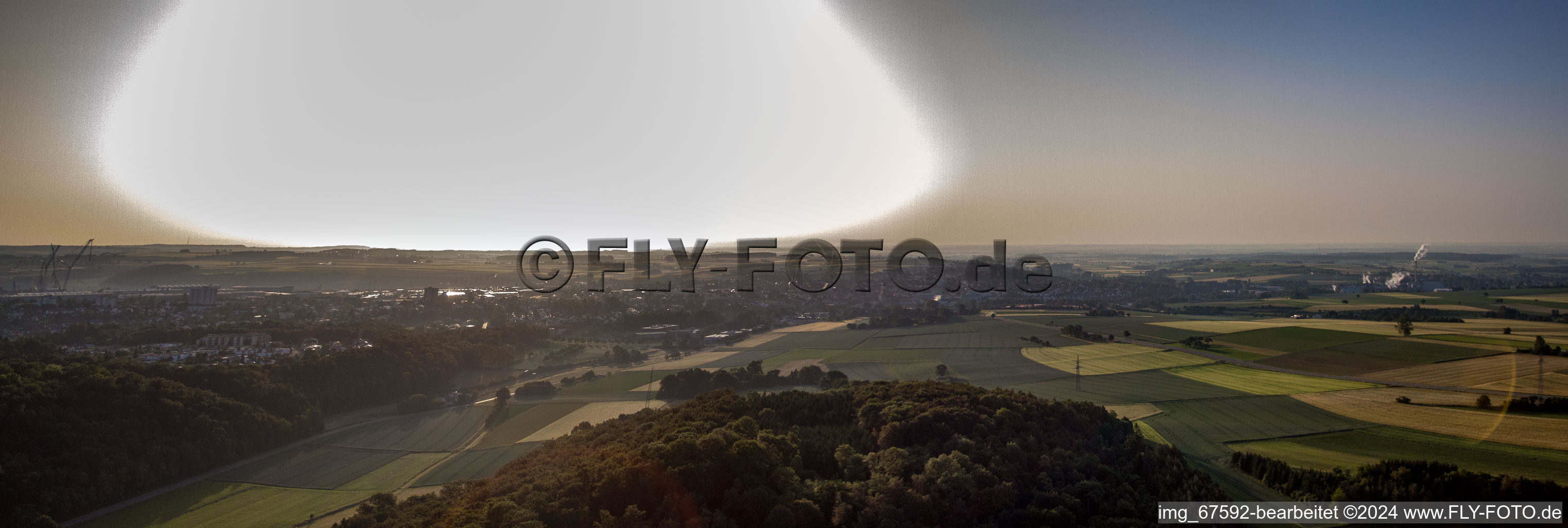 Enregistrement par drone de Schlechtenfeld dans le département Bade-Wurtemberg, Allemagne