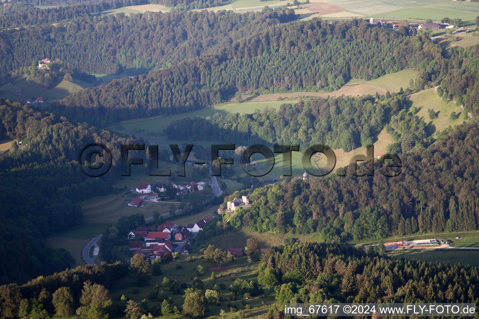 Photographie aérienne de Quartier Hundersingen in Münsingen dans le département Bade-Wurtemberg, Allemagne