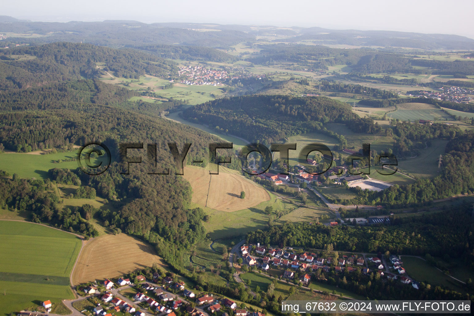 Photographie aérienne de Dapfen dans le département Bade-Wurtemberg, Allemagne