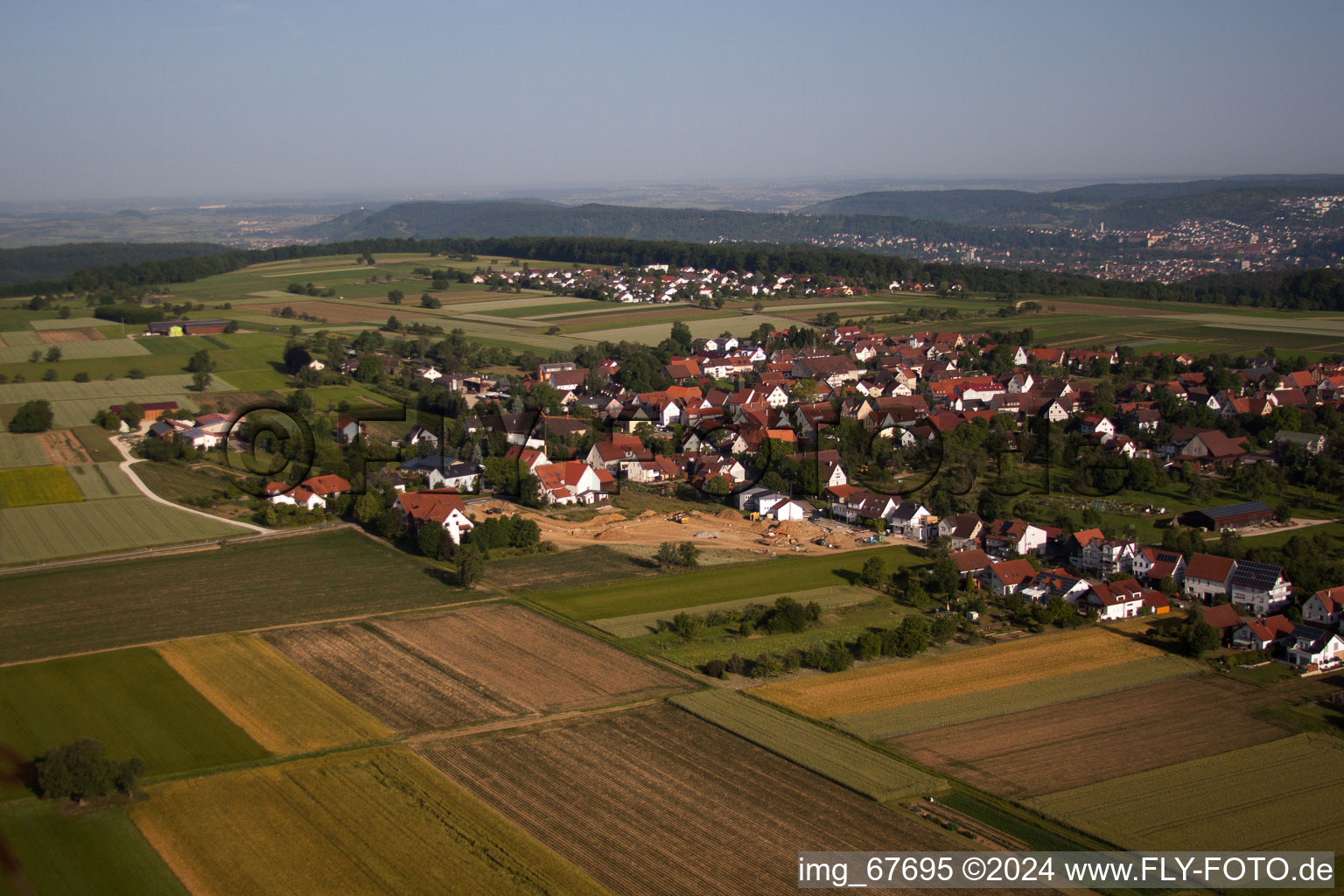 Photographie aérienne de Quartier Wankheim in Kusterdingen dans le département Bade-Wurtemberg, Allemagne