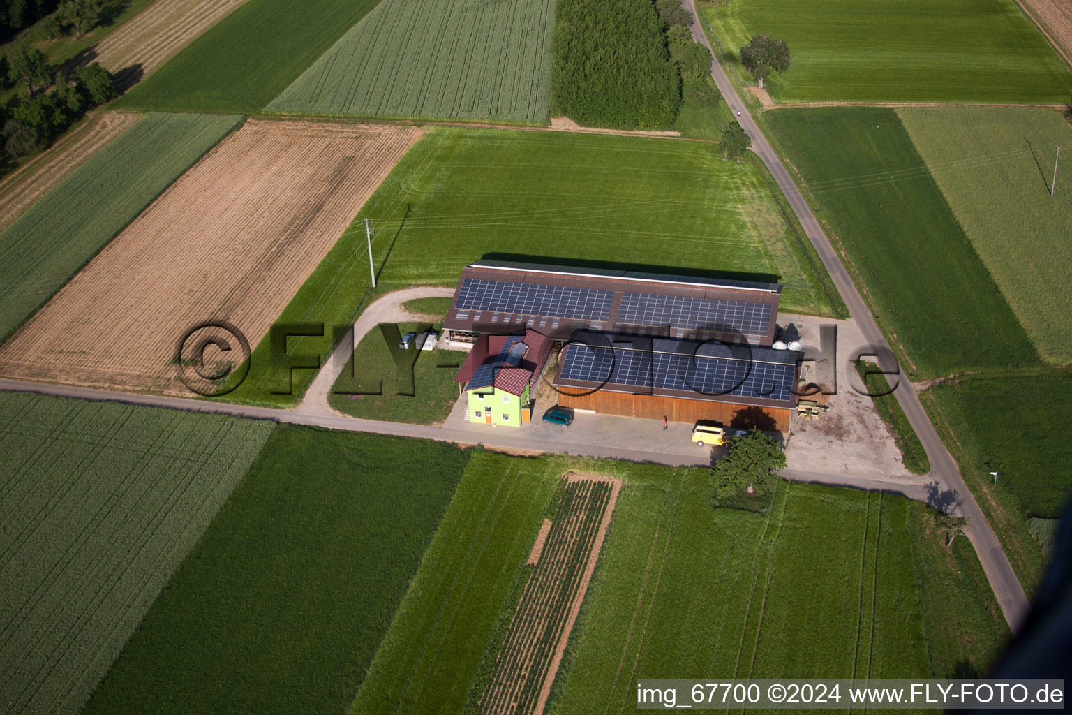 Photographie aérienne de Wankheim dans le département Bade-Wurtemberg, Allemagne