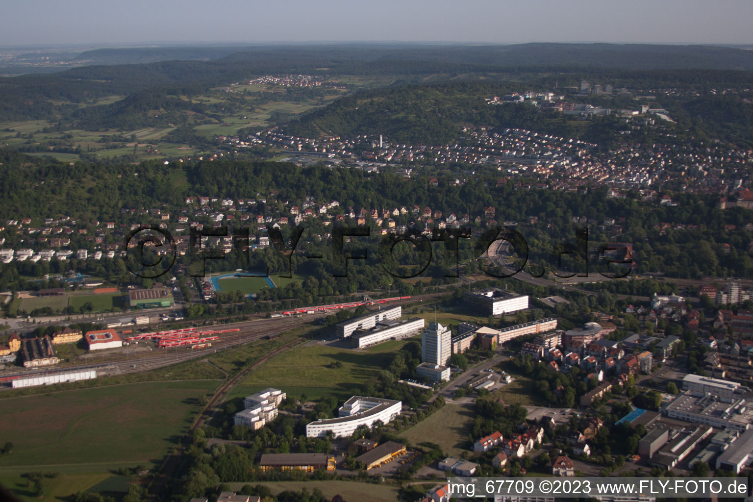Photographie aérienne de Derendingen dans le département Bade-Wurtemberg, Allemagne