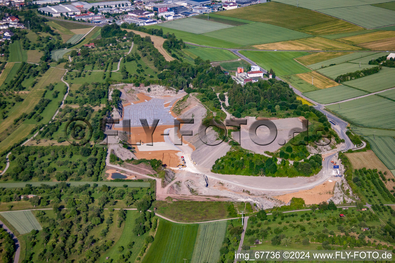 Vue aérienne de Epasit GmbH à le quartier Altingen in Ammerbuch dans le département Bade-Wurtemberg, Allemagne