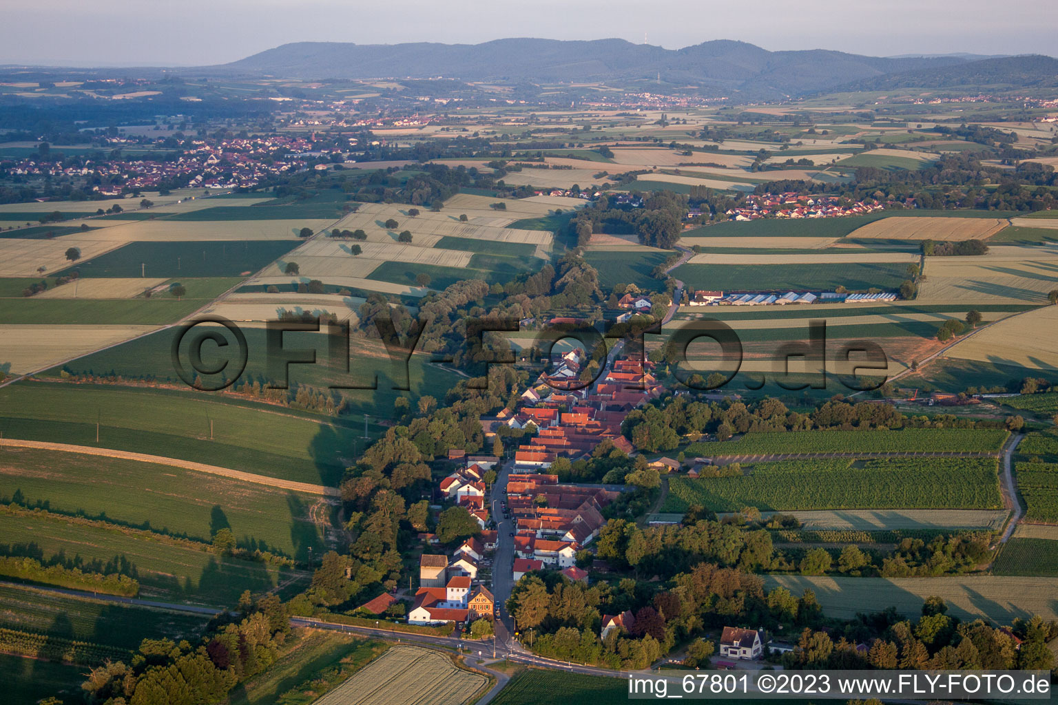 Image drone de Vollmersweiler dans le département Rhénanie-Palatinat, Allemagne