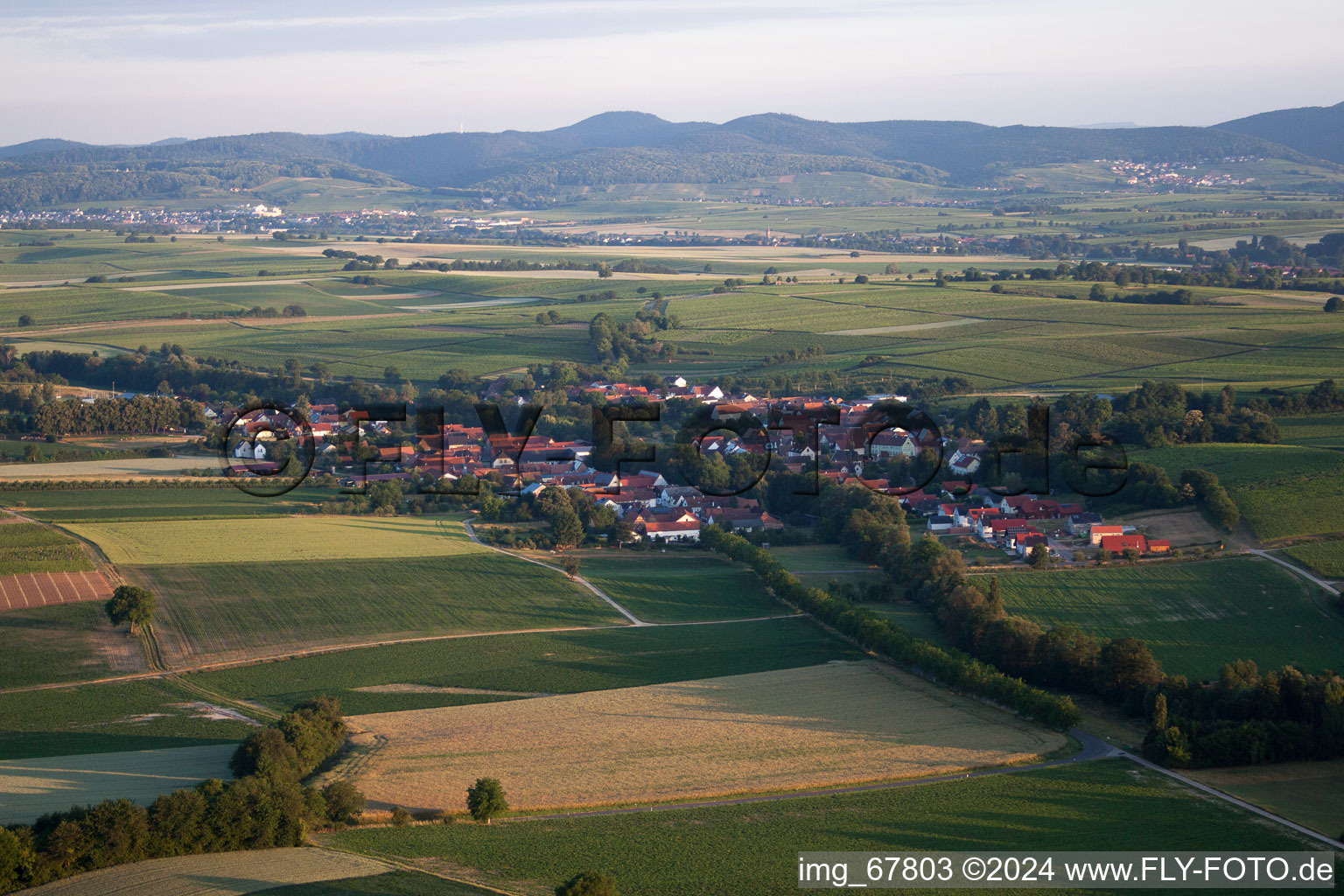 Image drone de Dierbach dans le département Rhénanie-Palatinat, Allemagne