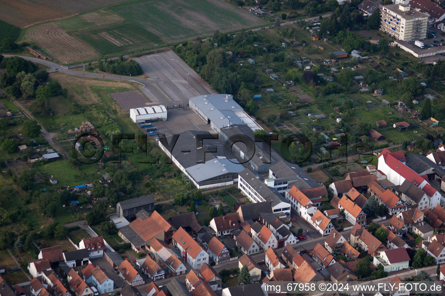 Image drone de Kandel dans le département Rhénanie-Palatinat, Allemagne